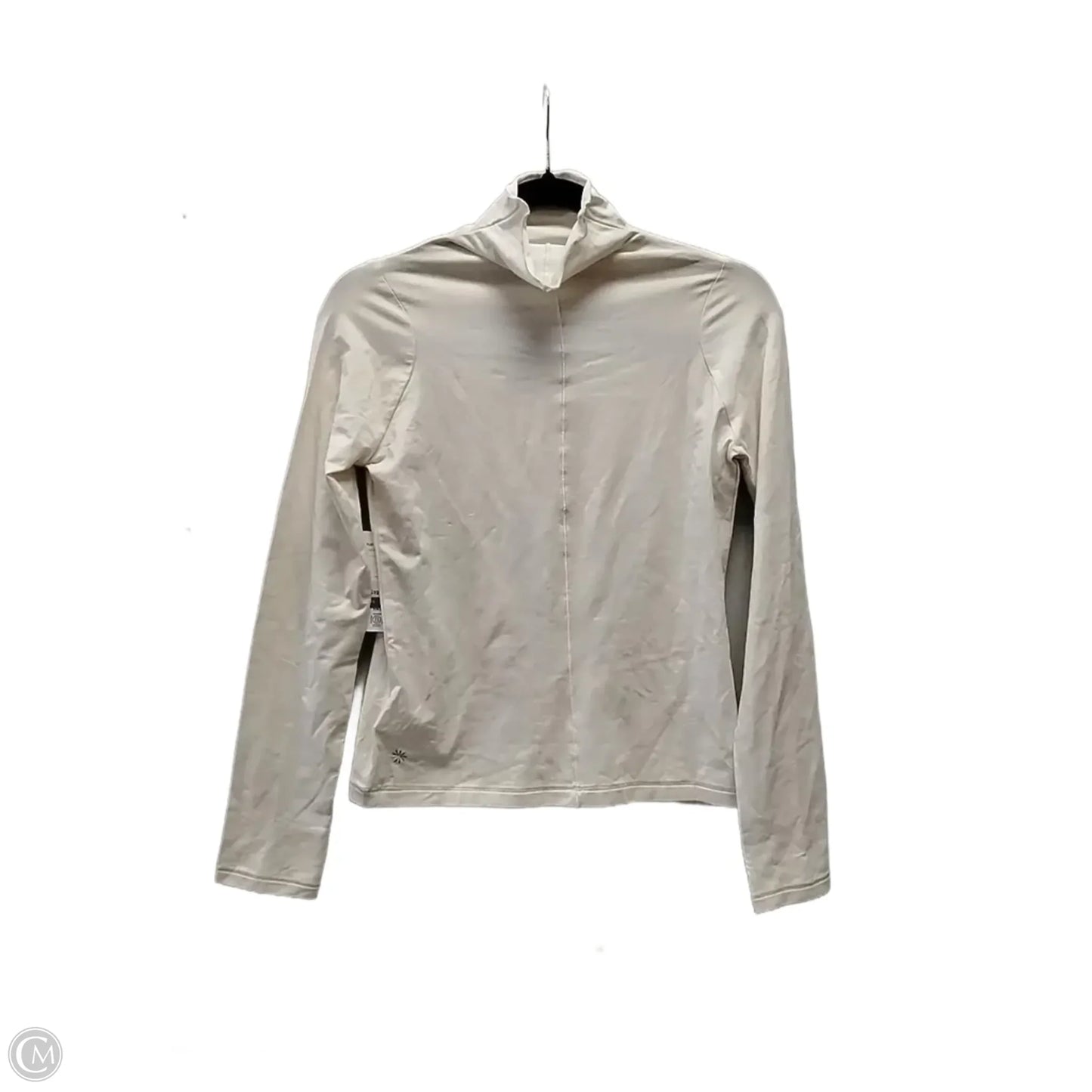 Athletic Top Long Sleeve Crewneck By Athleta In Tan, Size: S