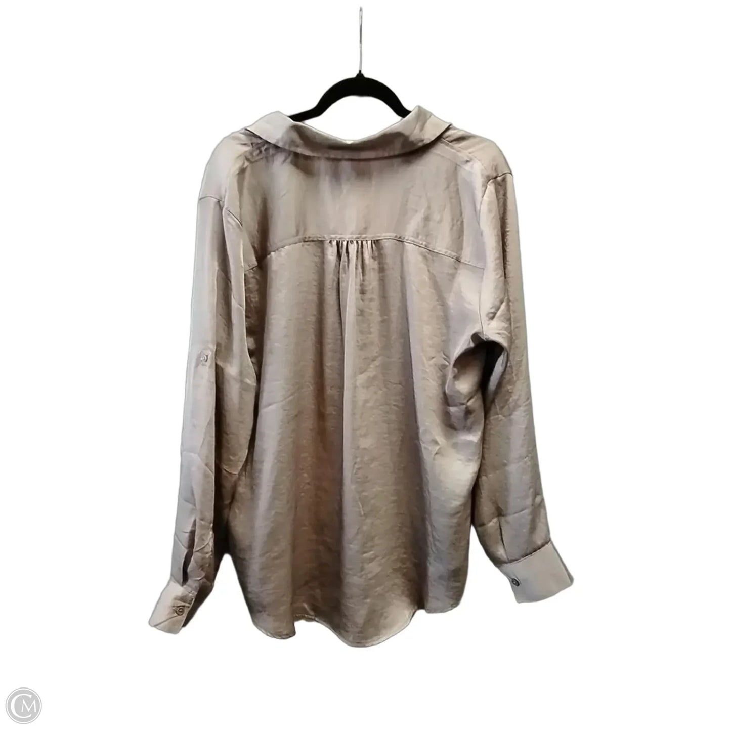 Blouse Long Sleeve By Maurices In Pink, Size: Xl