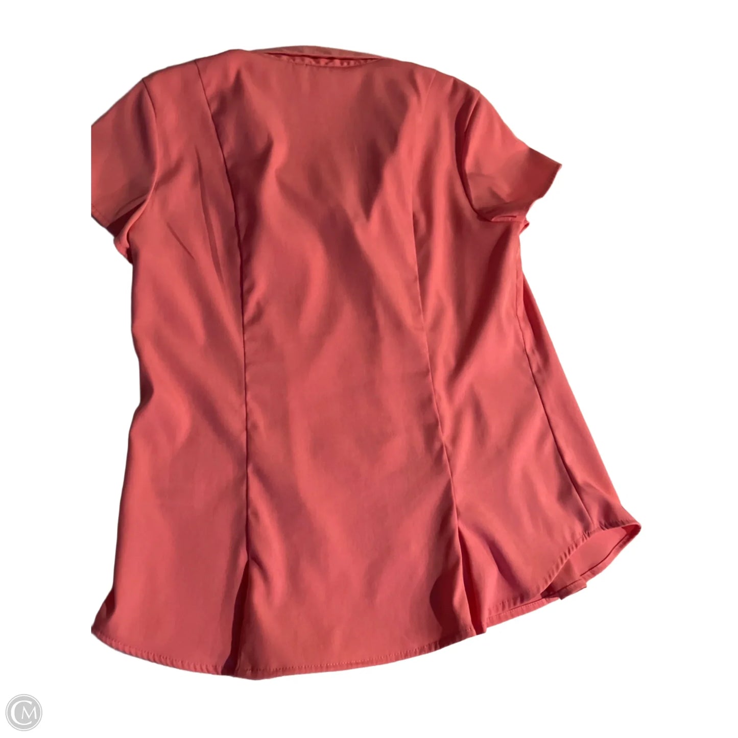 Blouse Short Sleeve By Cato In Pink, Size: Xs