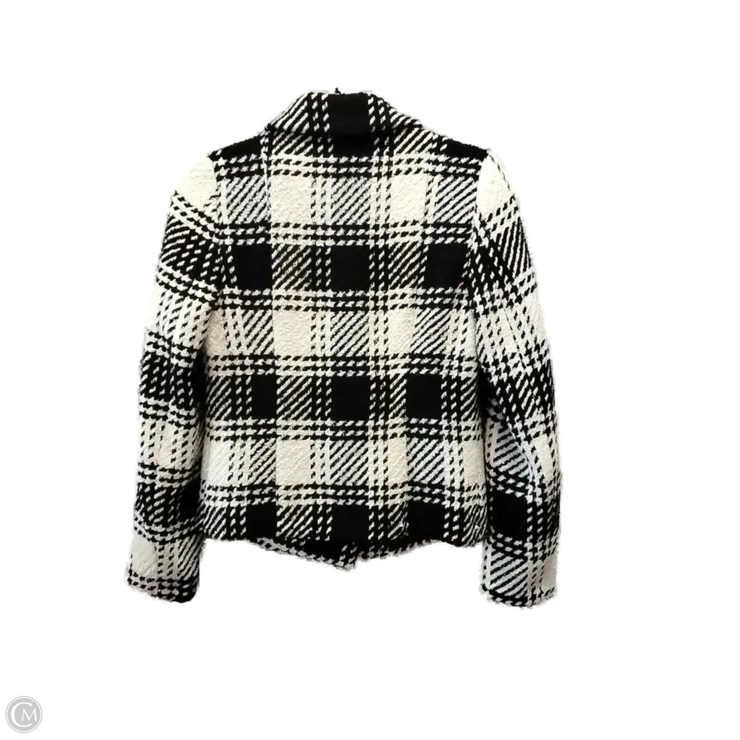 Blazer By Karen Kane In Black & White, Size: Xs
