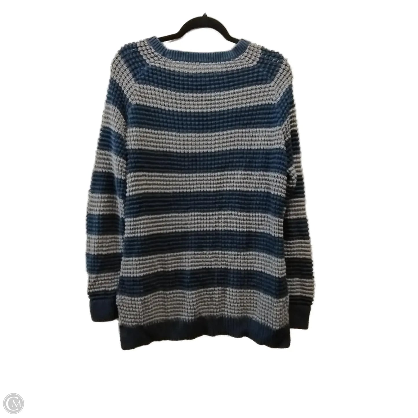 Sweater By Natural Reflections In Blue & Grey, Size: Xl