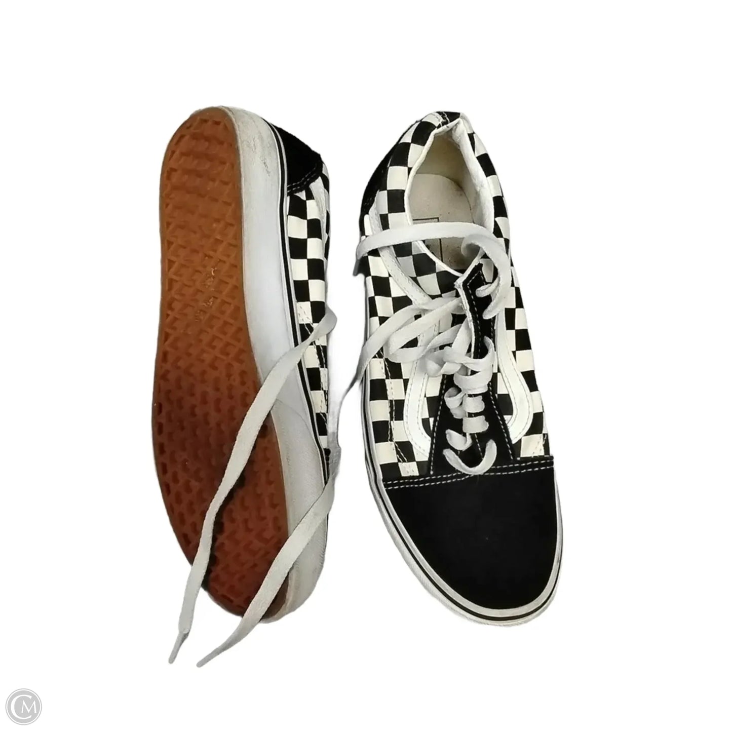 Shoes Sneakers By Vans In Checkered Pattern, Size: 7