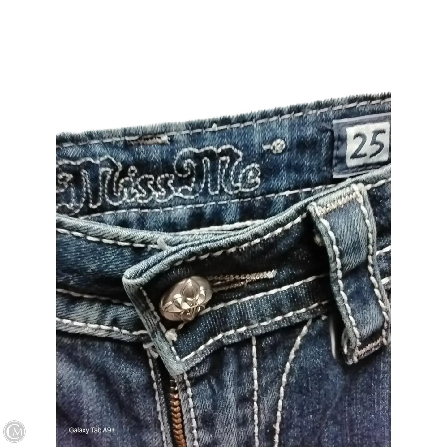 Jeans Boyfriend By Miss Me In Blue Denim, Size: 2