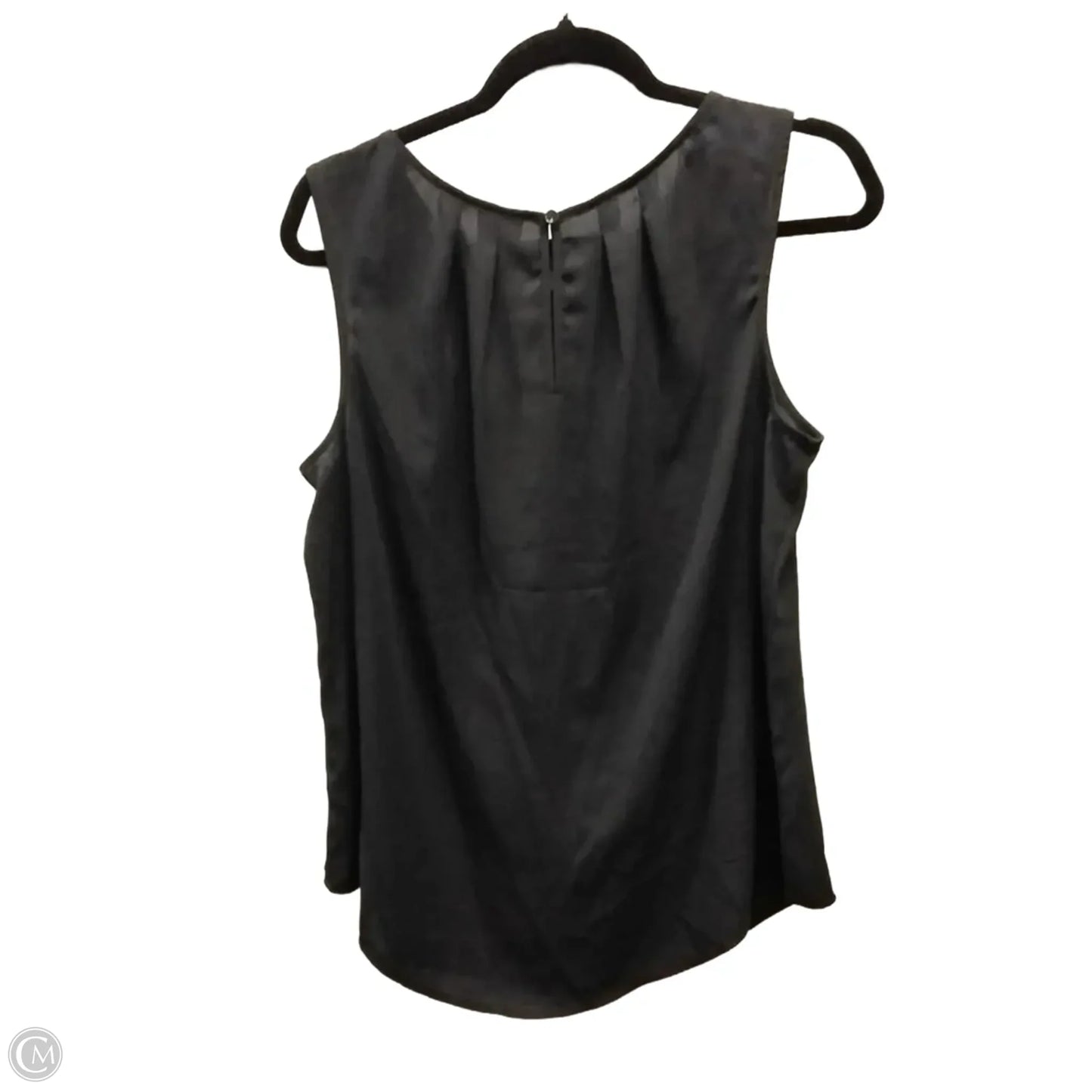 Blouse Sleeveless By Worthington In Black, Size: L