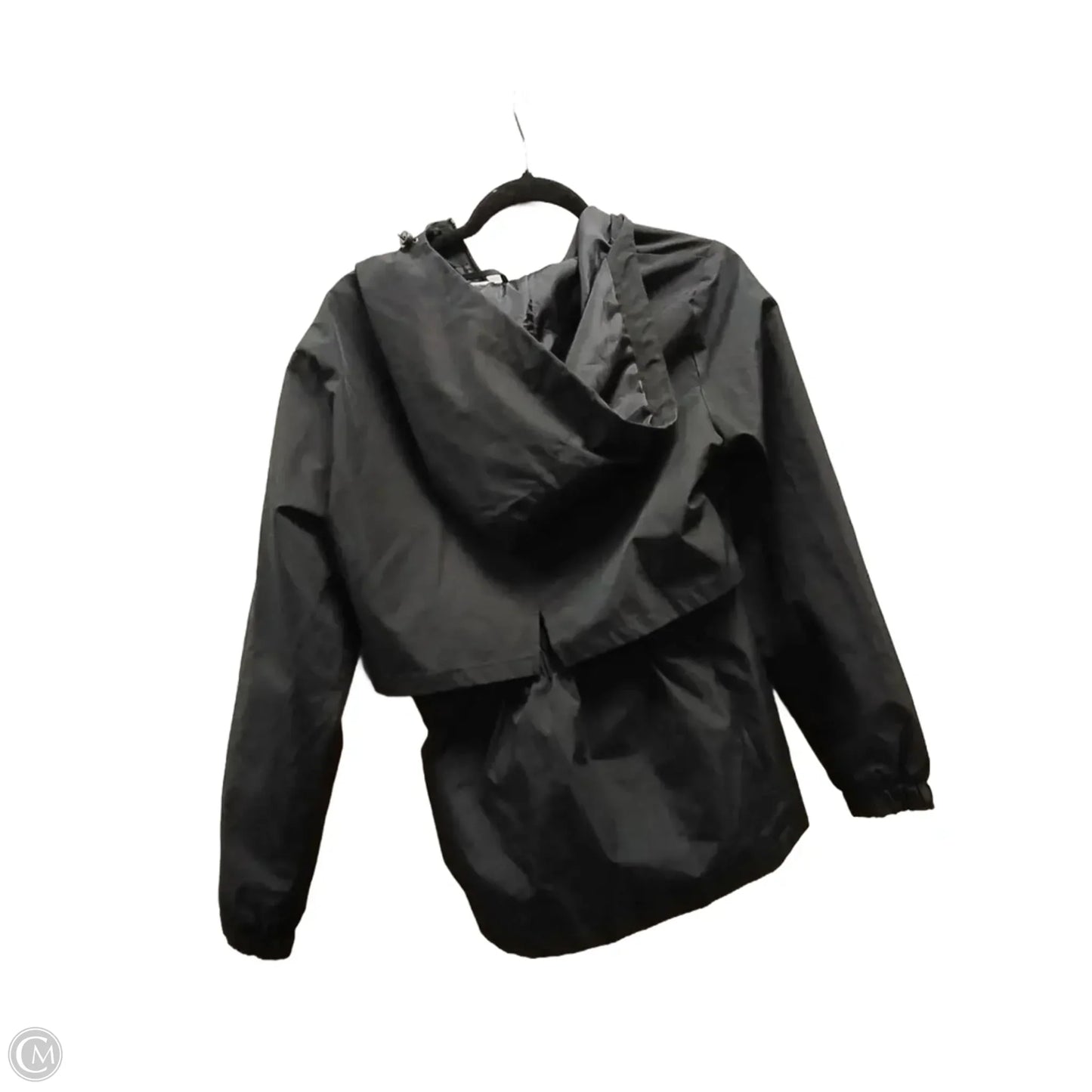 Jacket Windbreaker By Weatherproof In Black, Size: M