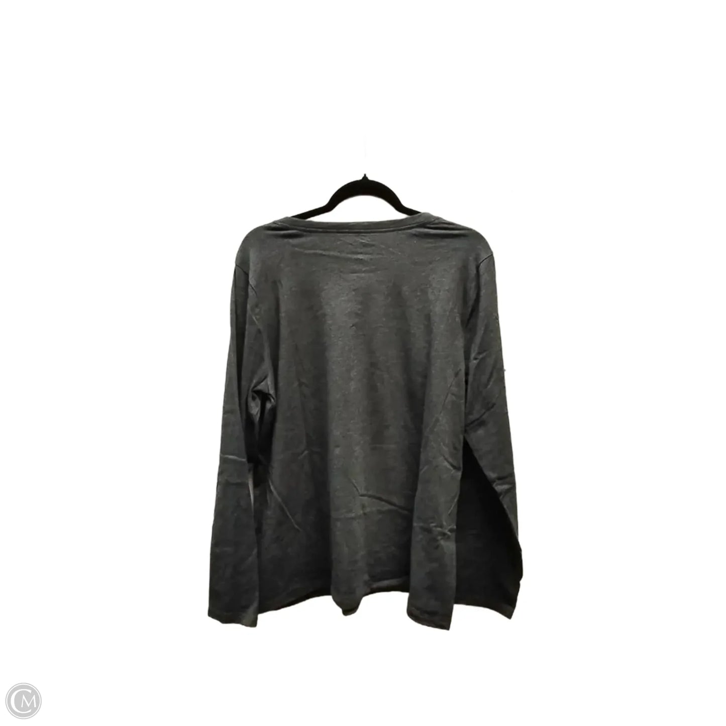 Top Long Sleeve Basic By Sonoma In Grey, Size: Xl
