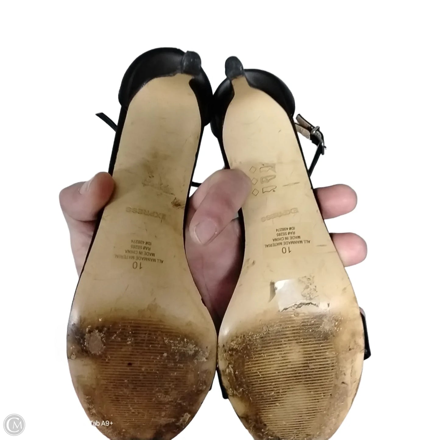 Shoes Heels Stiletto By Express In Black & Cream, Size: 10