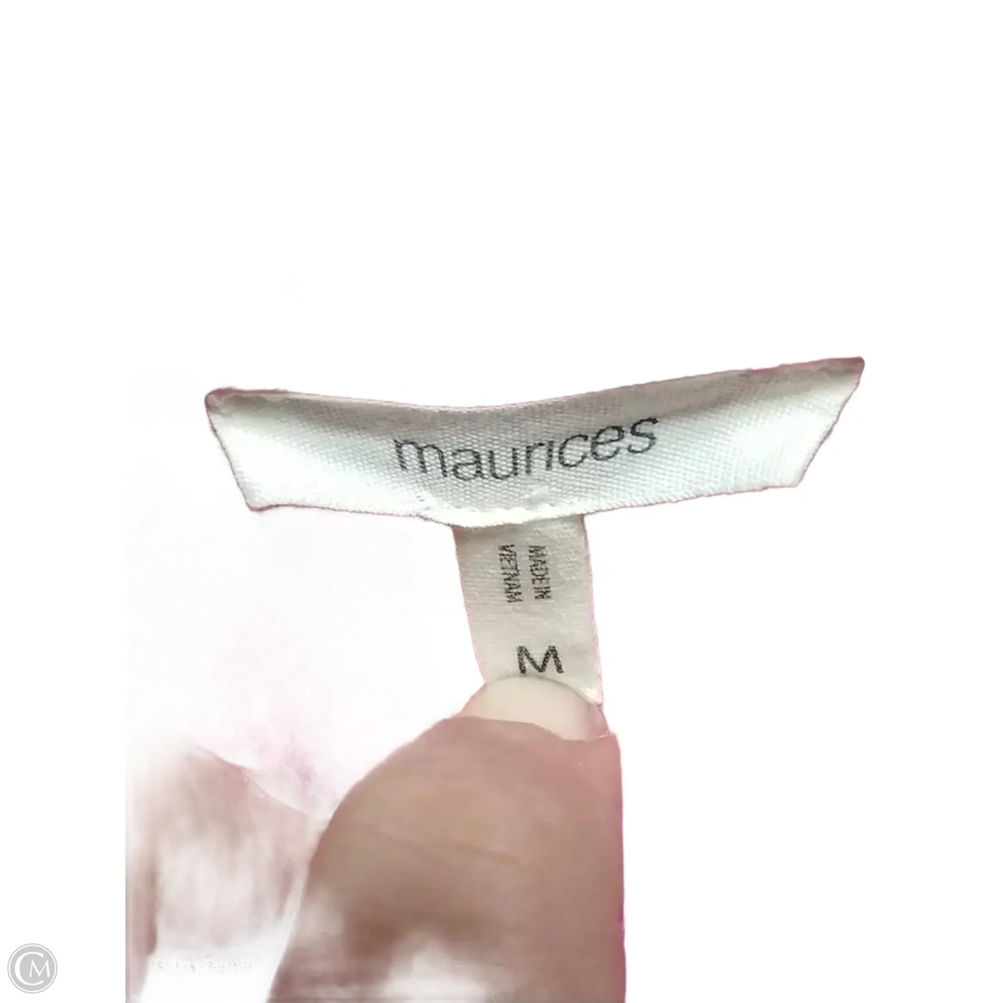 Top Long Sleeve By Maurices In Pink, Size: M