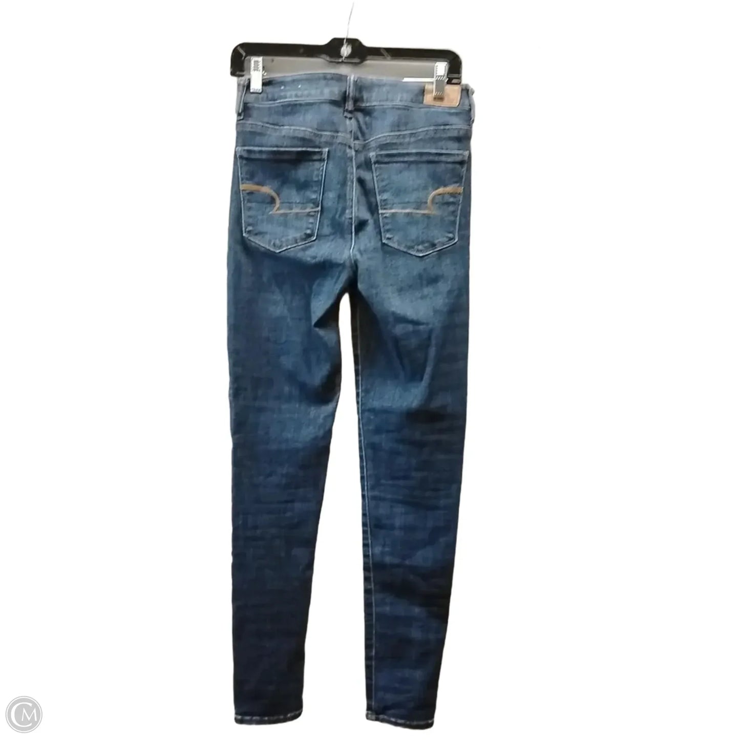 Jeans Jeggings By American Eagle In Blue Denim, Size: 6