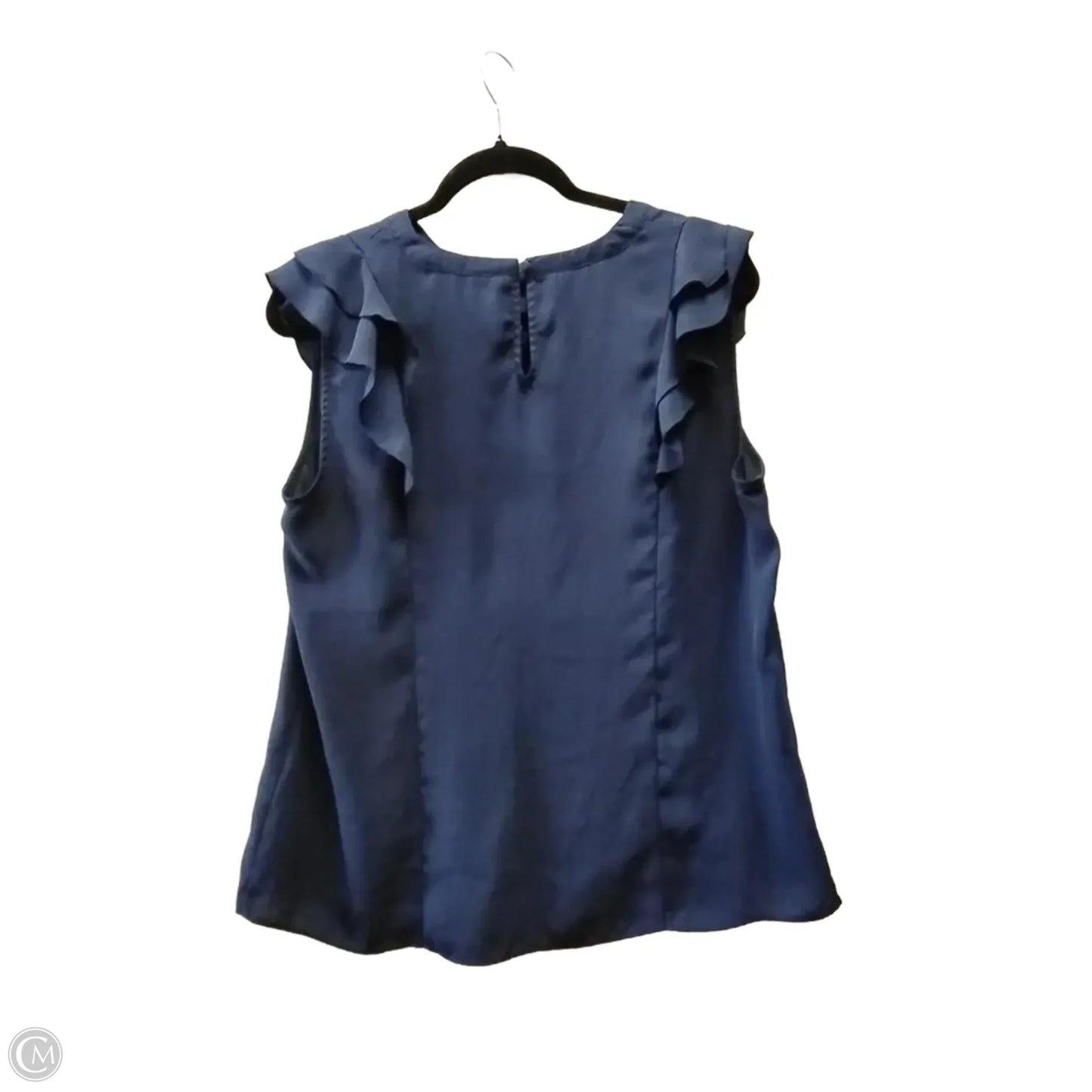 Blouse Sleeveless By Elle In Navy, Size: L