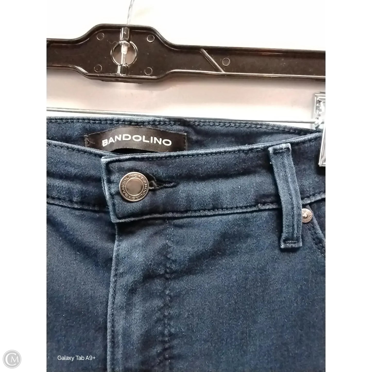 Jeans Boyfriend By Bandolino In Blue Denim, Size: 14