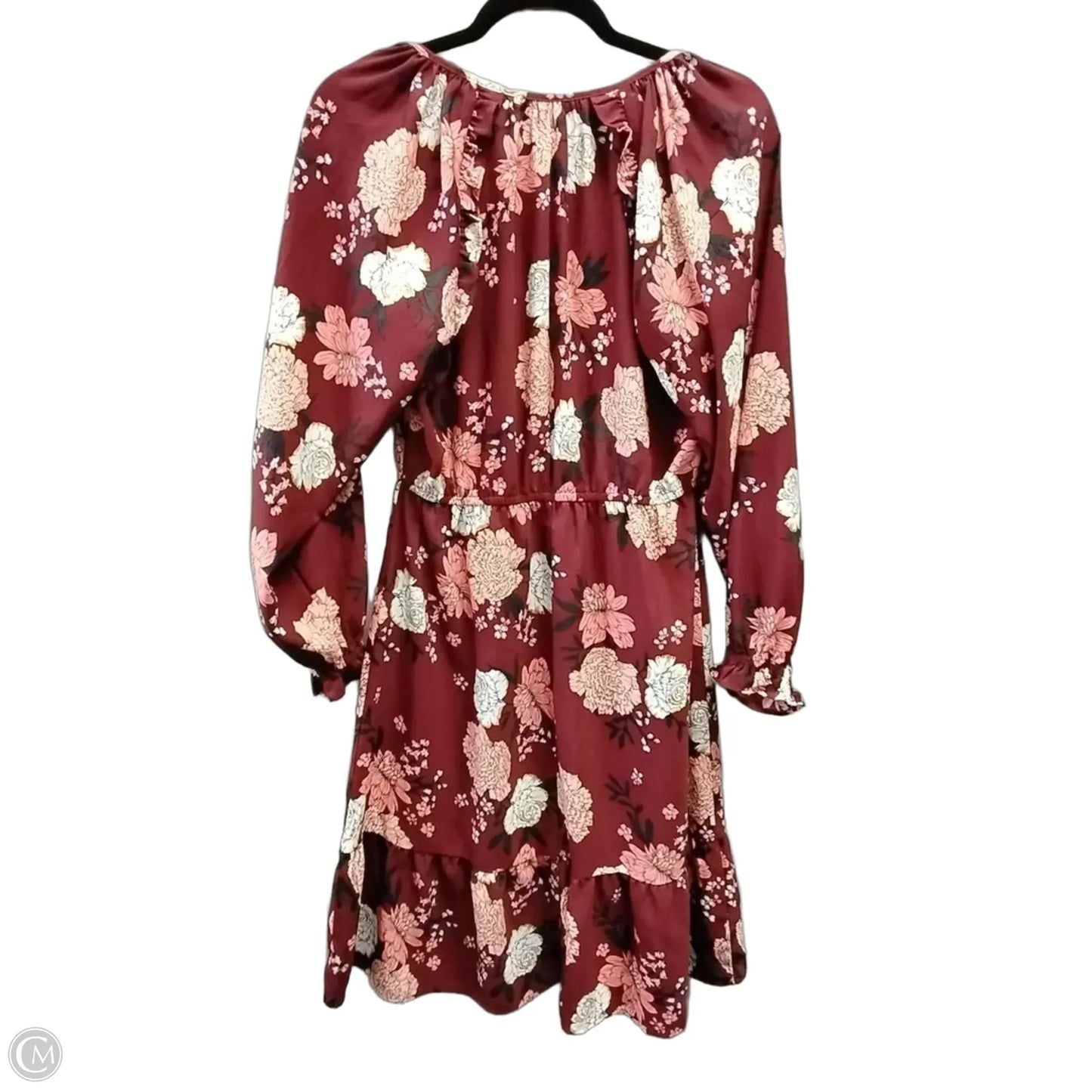 Dress Casual Midi By Loft In Floral Print, Size: 6p