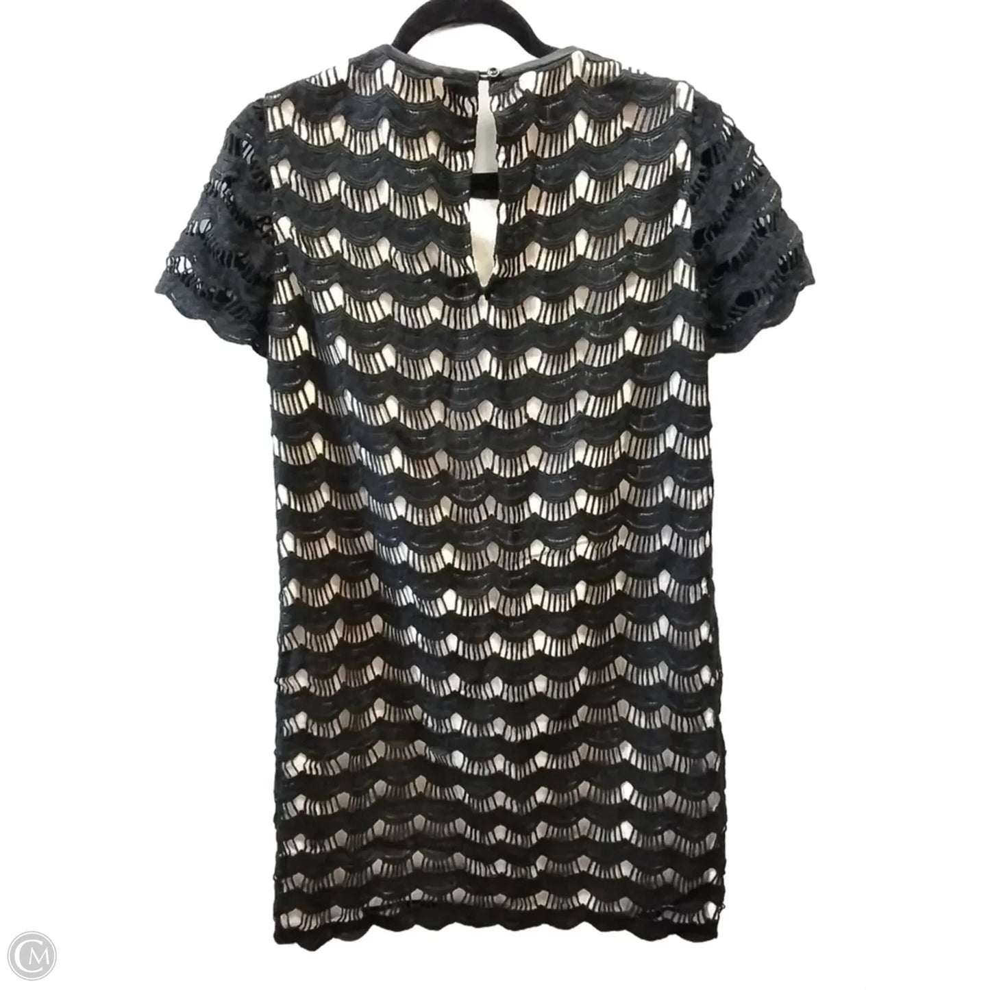 Dress Designer By Kate Spade In Black & Cream, Size: 8