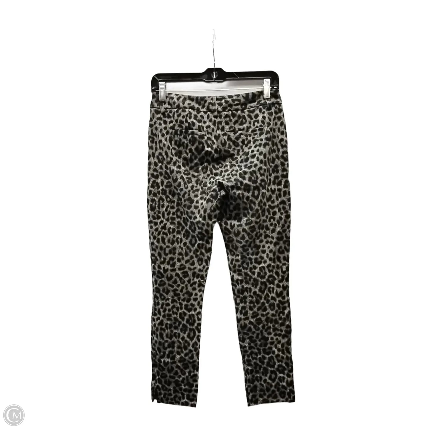 Pants Cropped By Cabi In Animal Print, Size: 2