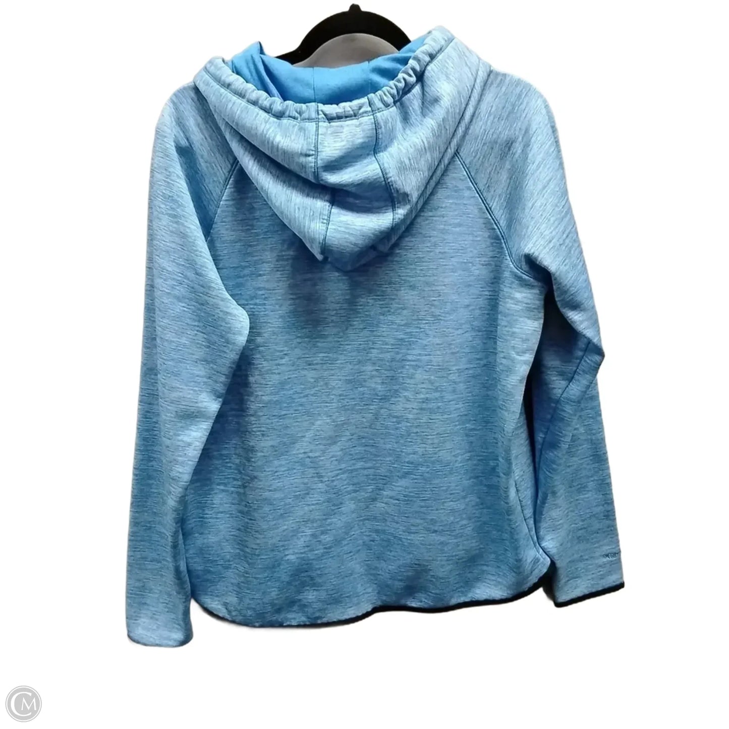 Athletic Sweatshirt Hoodie By Under Armour In Blue, Size: L