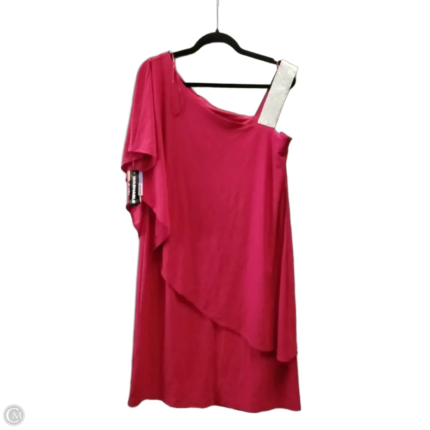 Dress Party Midi By R And M Richards In Red, Size: 14