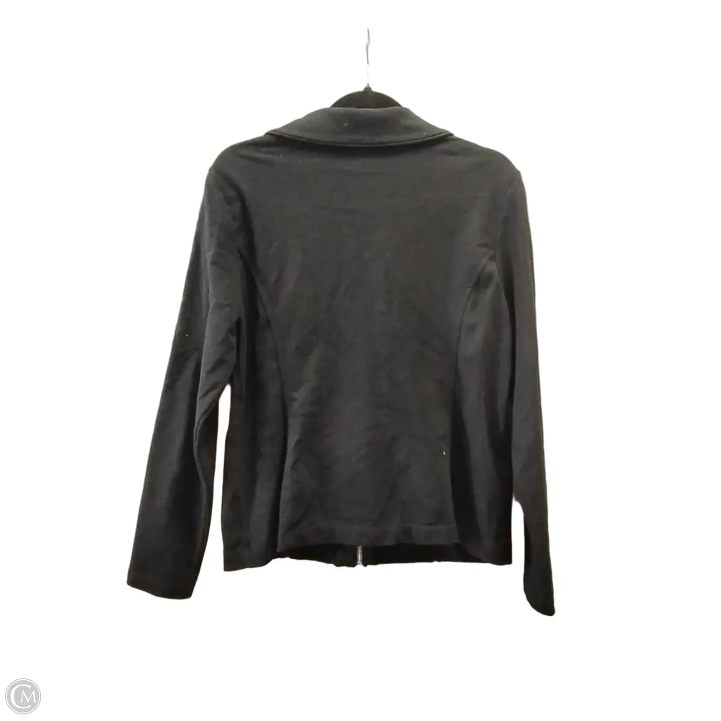 Jacket Shirt By Zenergy By Chicos In Black, Size: M