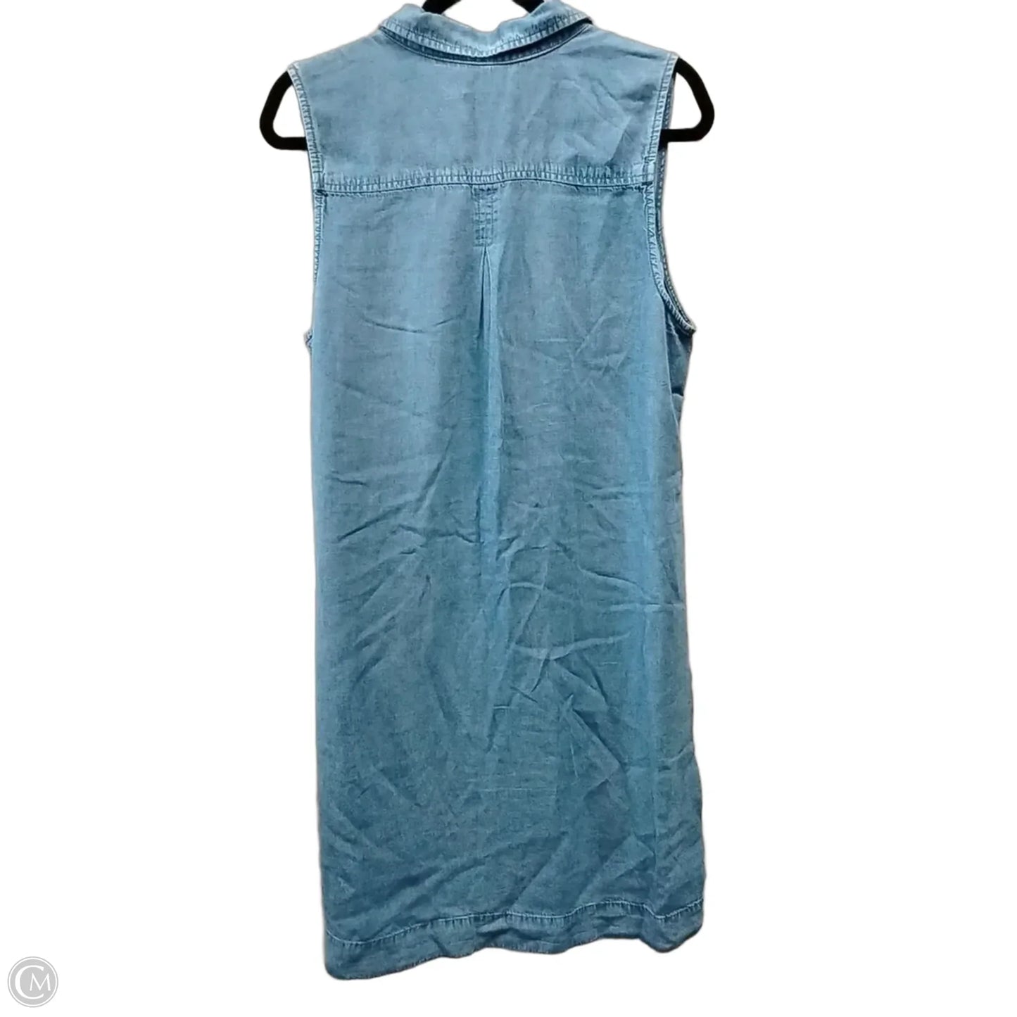 Dress Casual Midi By J. Jill In Blue Denim, Size: 8