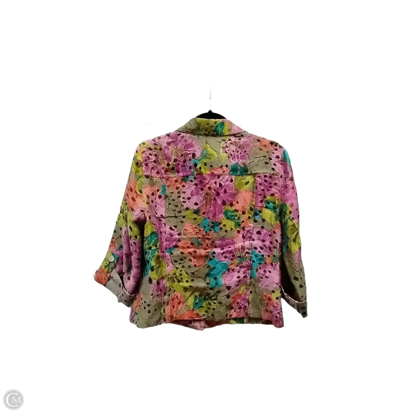 Top Long Sleeve By Ruby Rd In Floral Print, Size: M