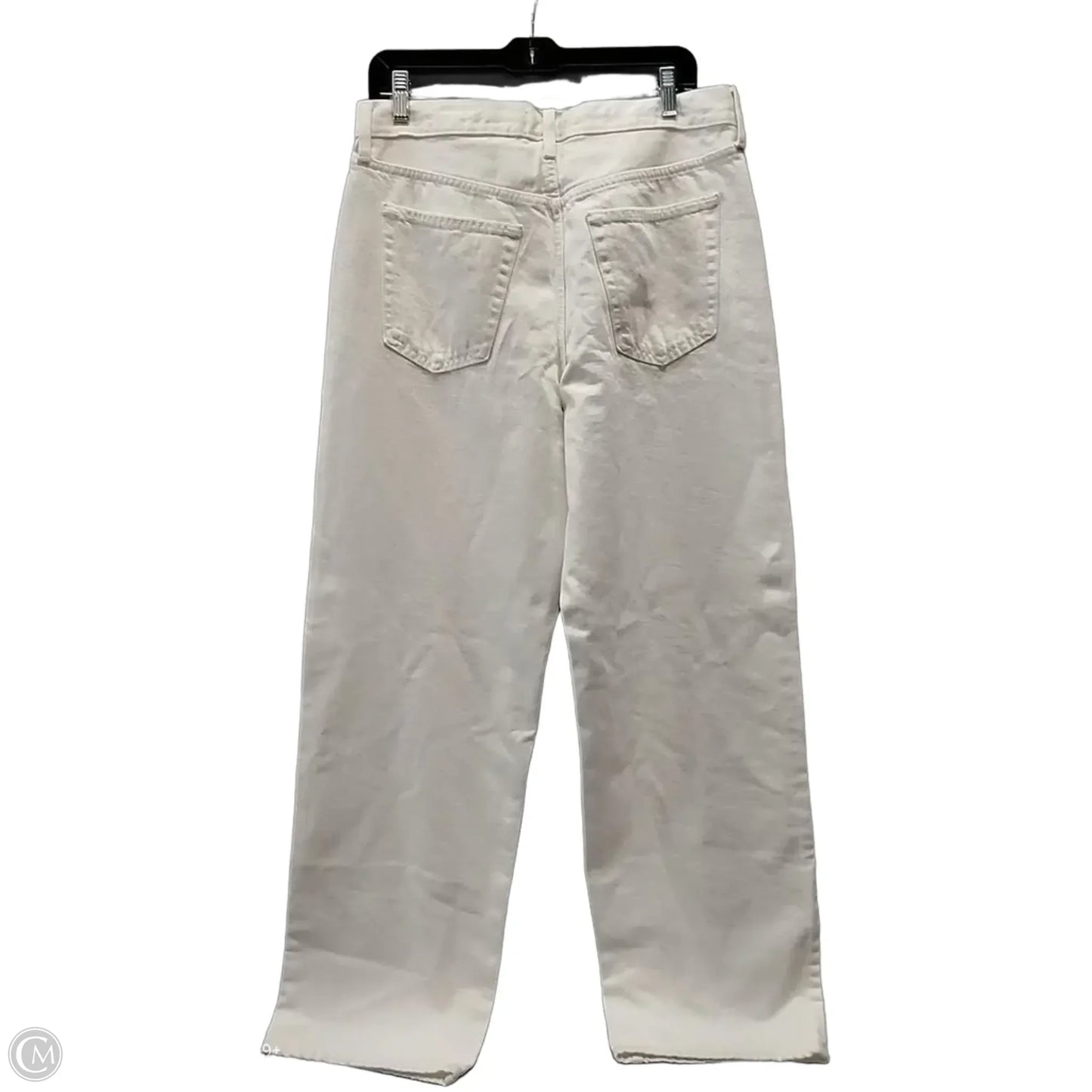 Jeans Straight By Universal Thread In White Denim, Size: 8