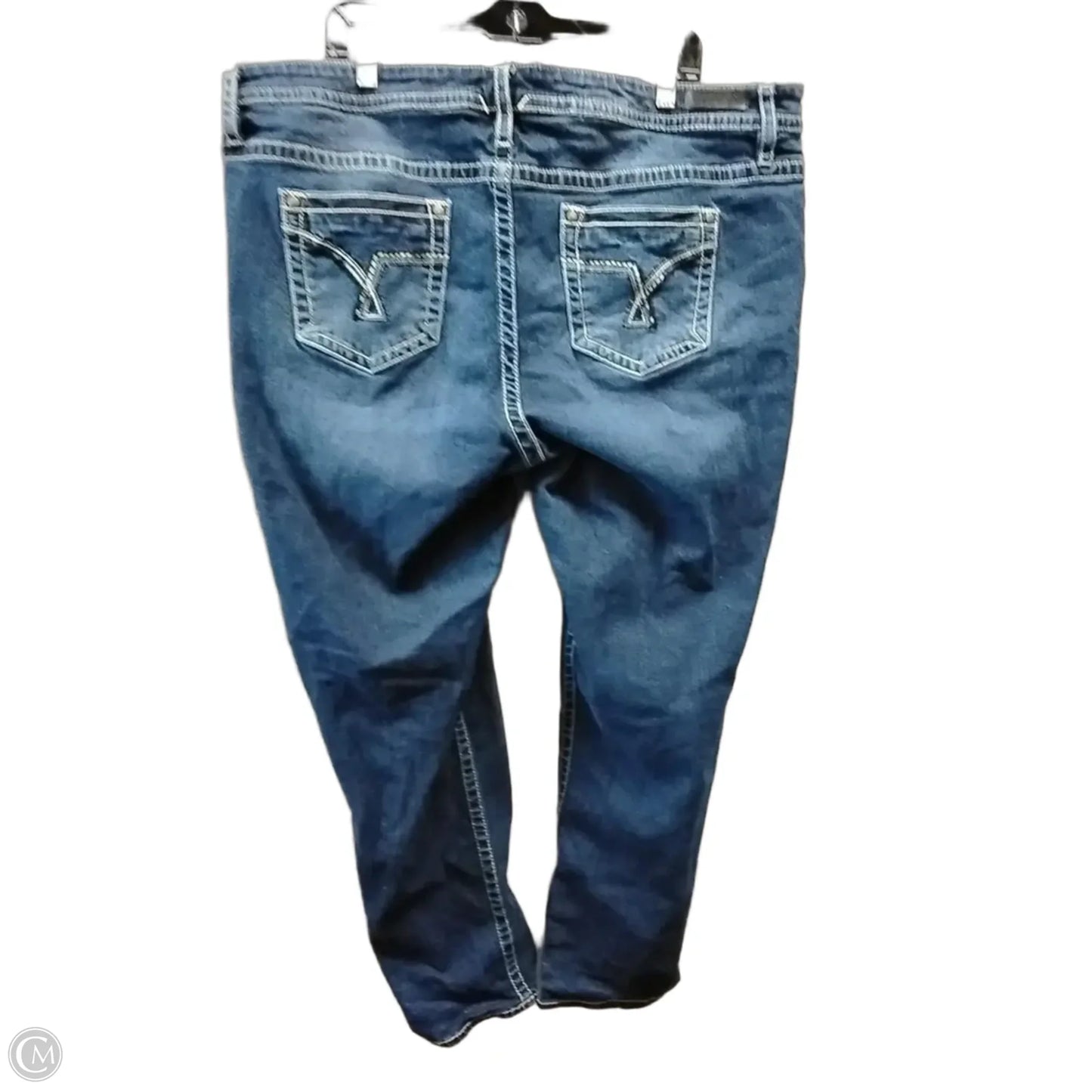 Jeans Skinny By Vigoss In Blue Denim, Size: 24