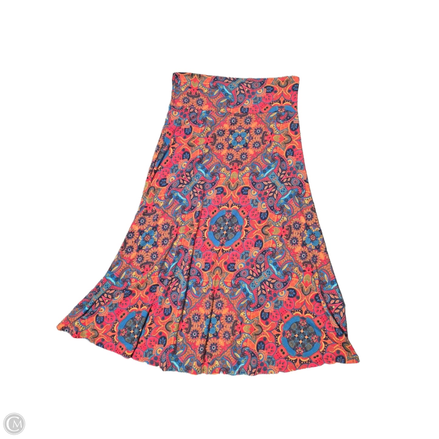 Skirt Maxi By Lularoe In Floral Print, Size: 2x