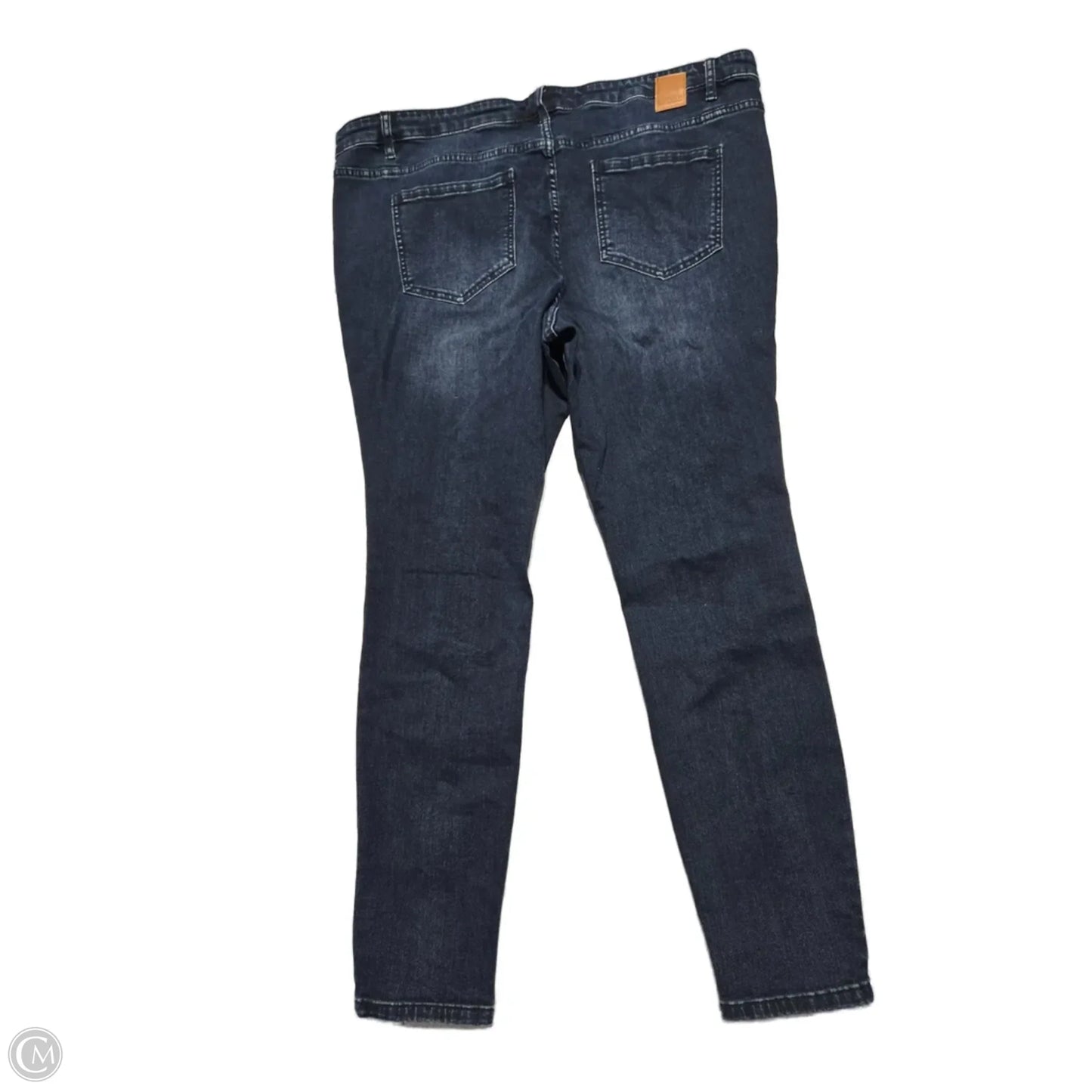 Jeans Skinny By Eloquii In Blue Denim, Size: 18