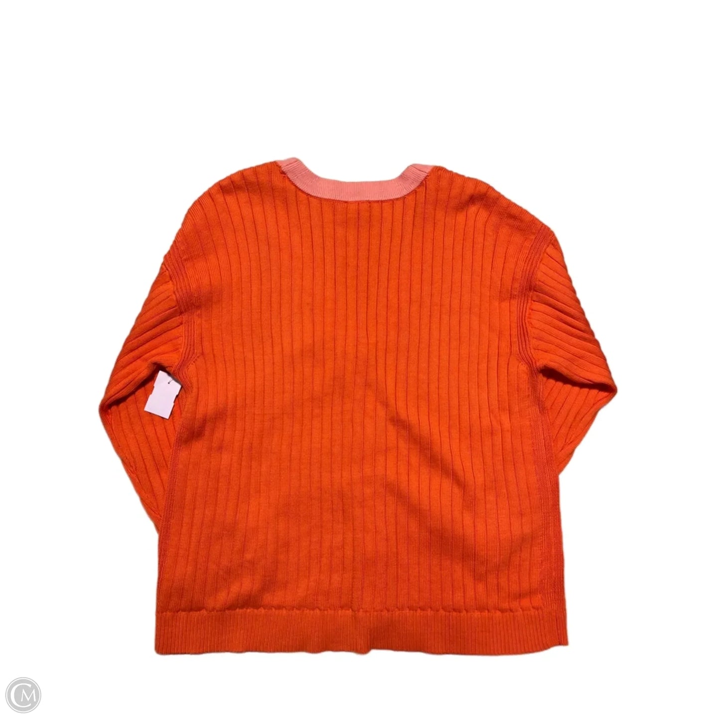 Cardigan By Talbots In Orange, Size: 2x