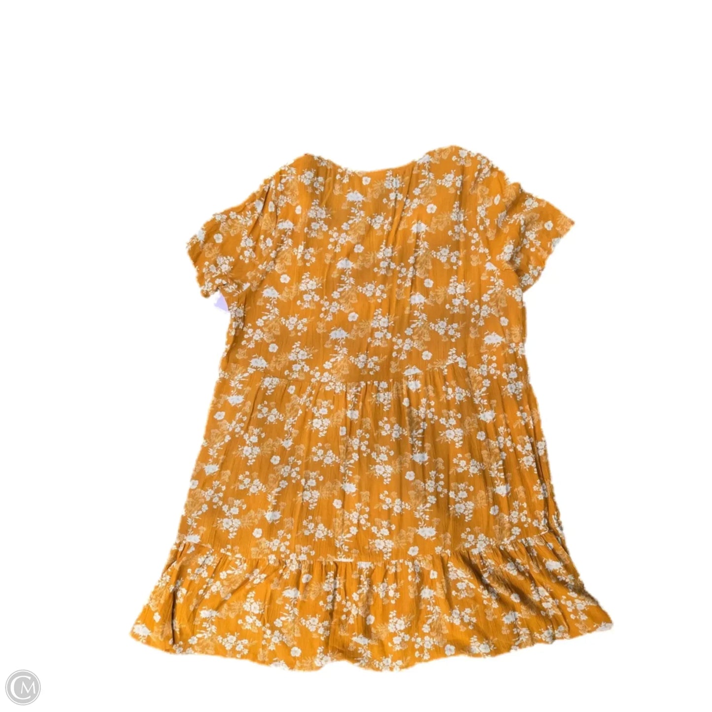 Dress Casual Short By Knox Rose In Orange, Size: Xxl