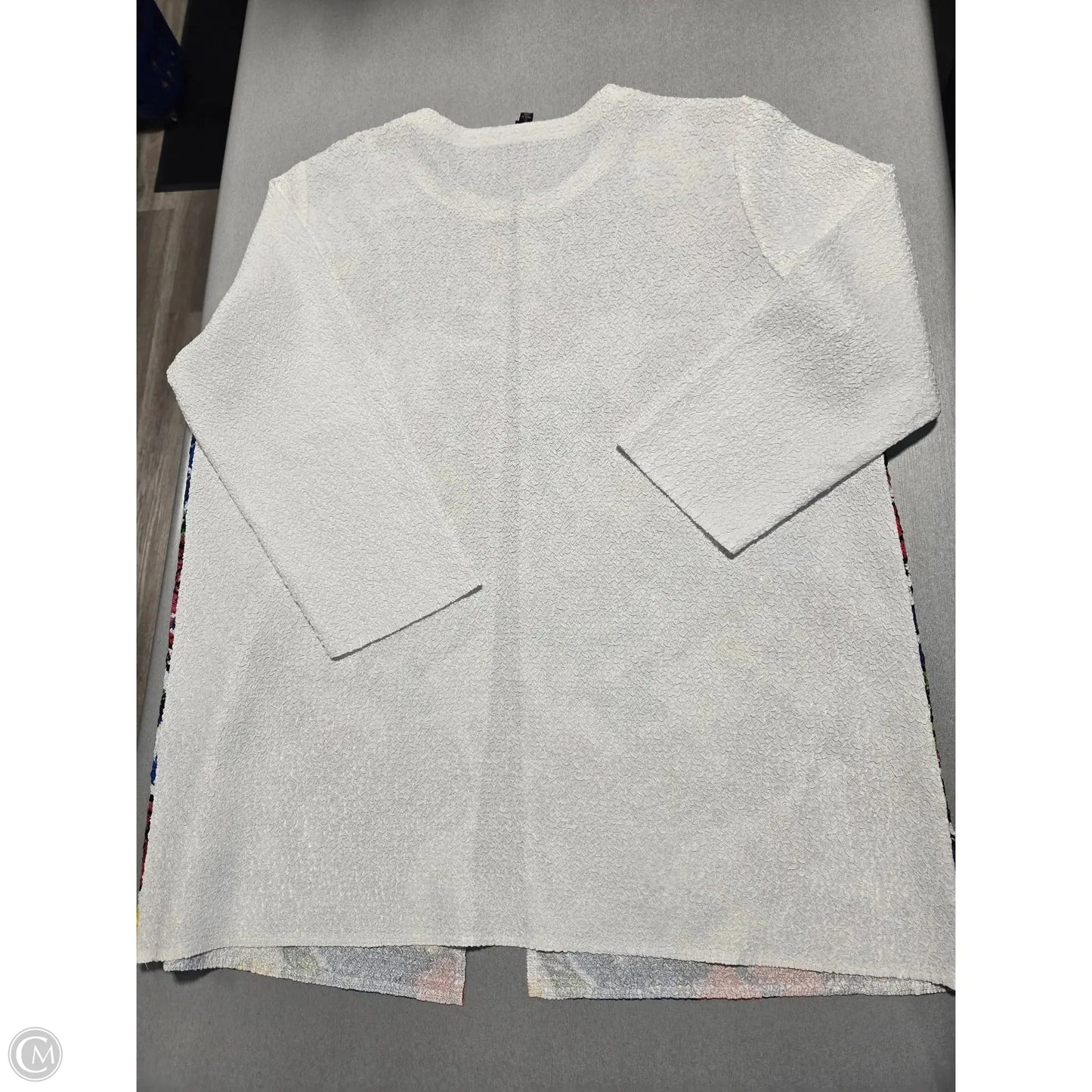 Cardigan By Cme In Floral Print, Size: 1x