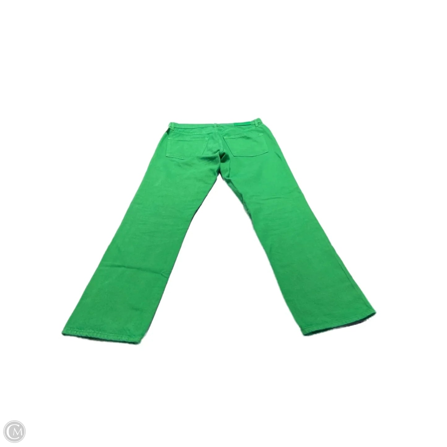 Jeans Wide Leg By Frame In Green, Size: 6