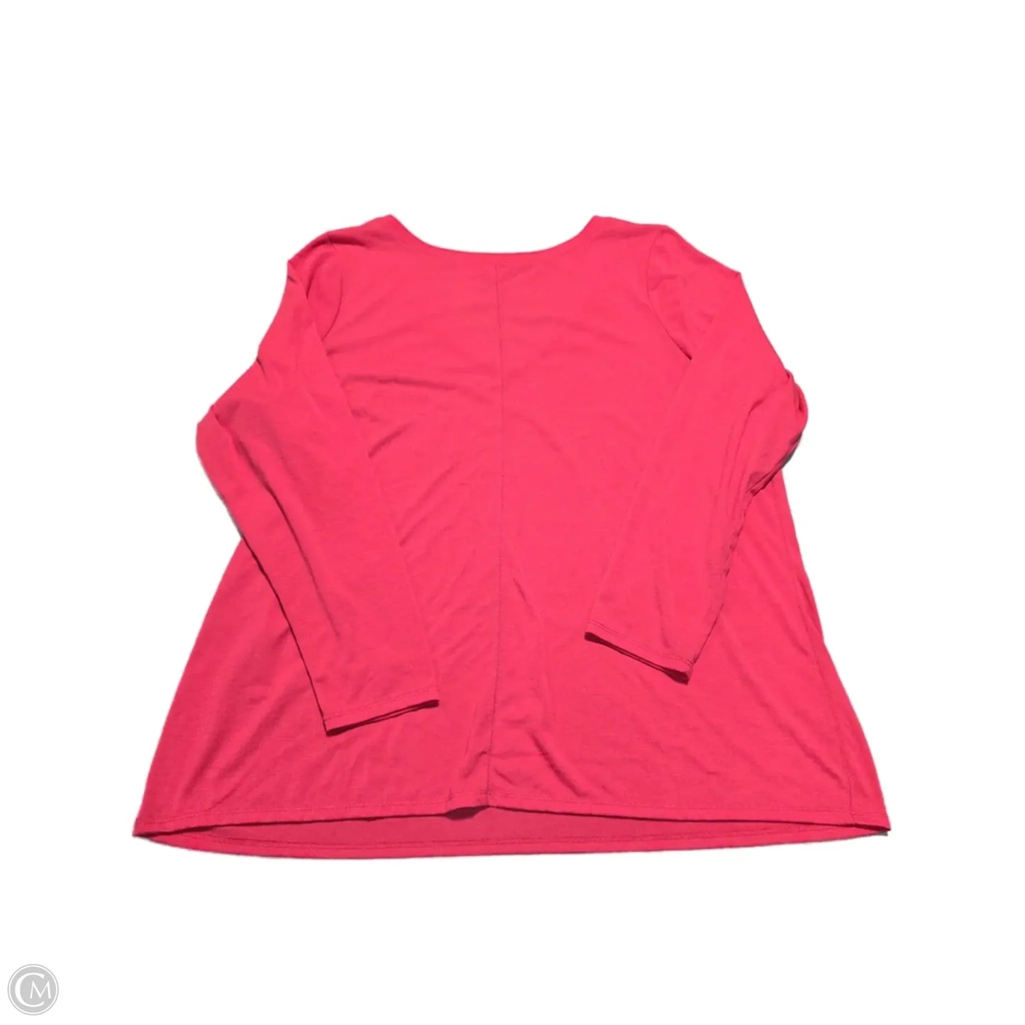 Top Long Sleeve Basic By Lane Bryant In Pink, Size: 1x