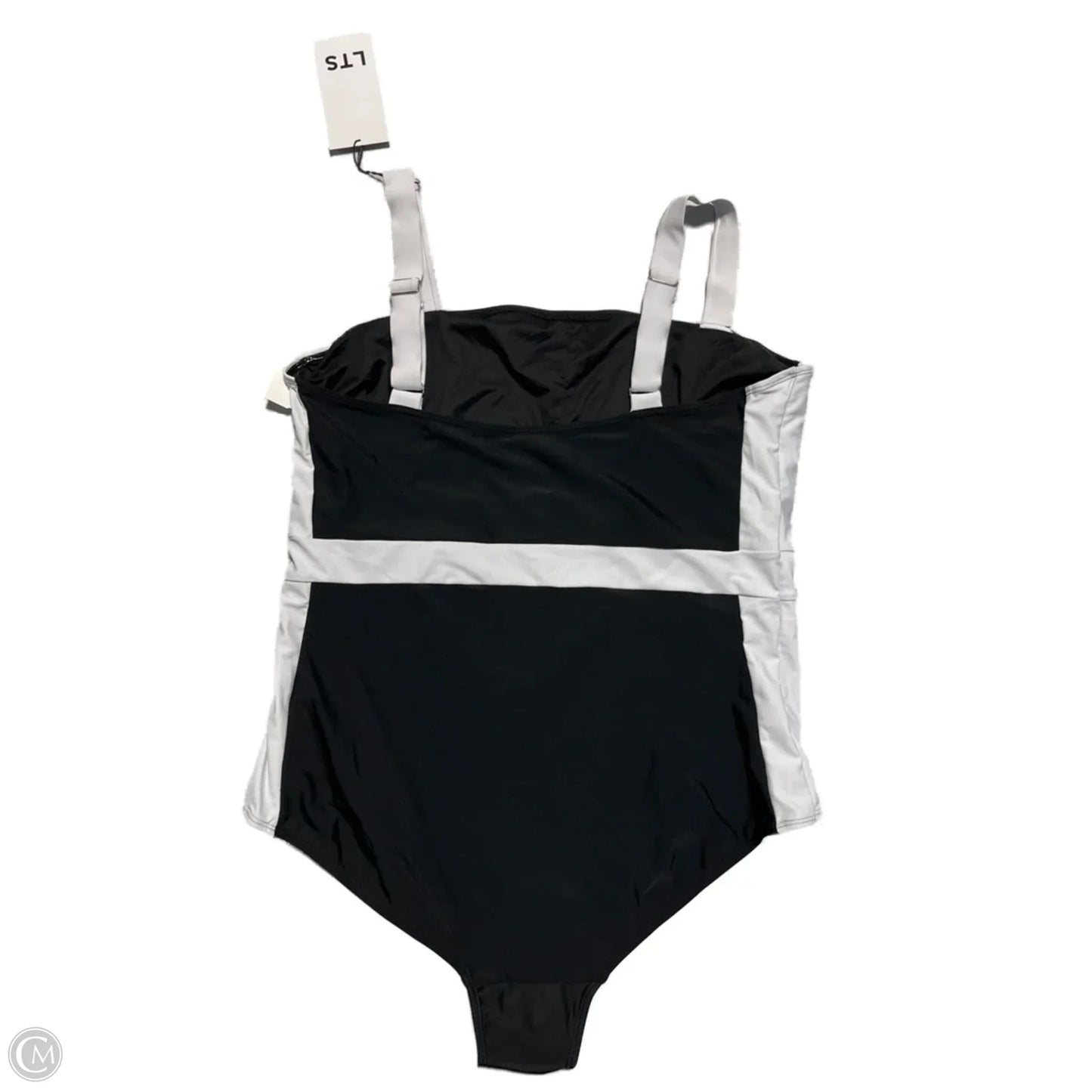 Swimsuit By Long Tall Sally In Black & White, Size: Xl