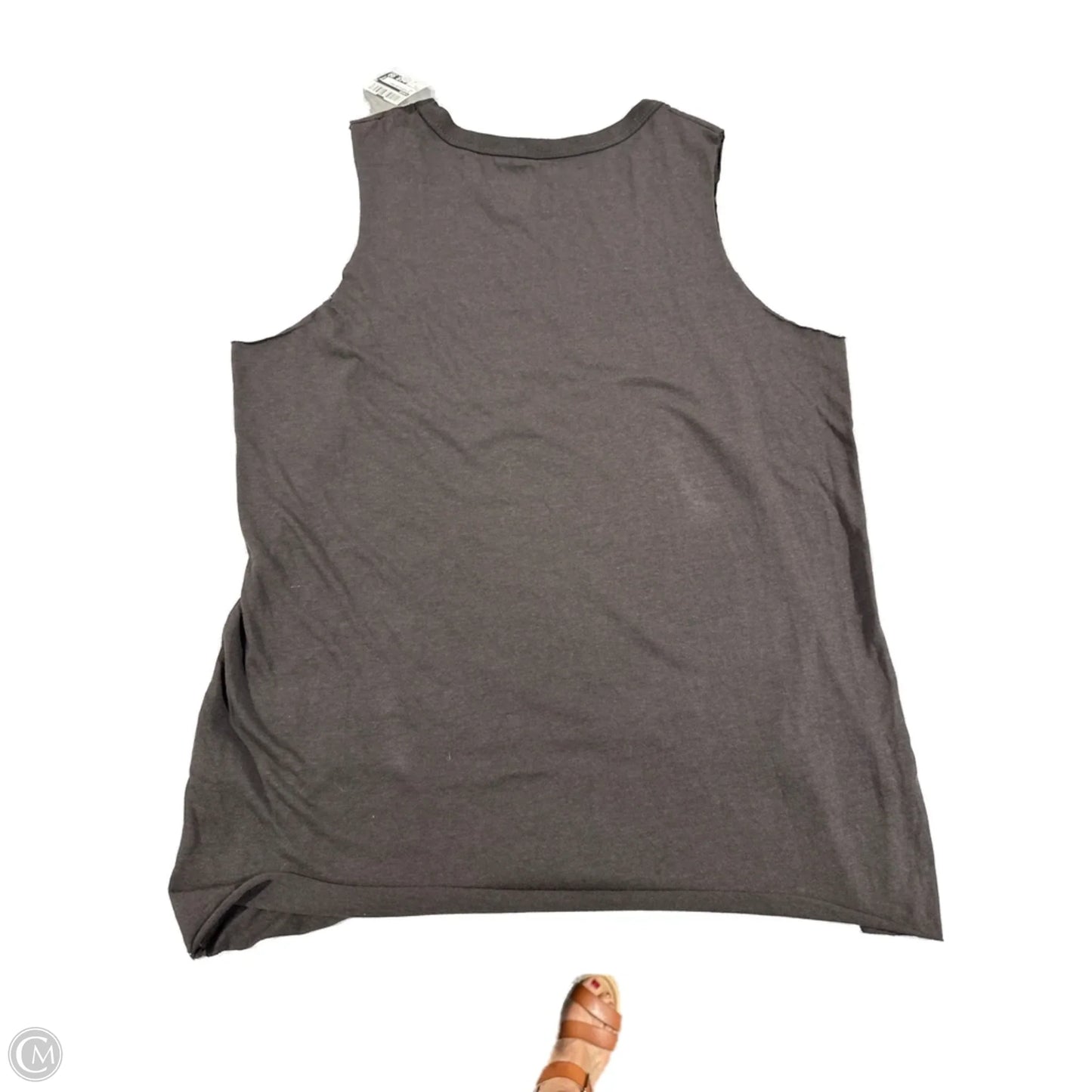 Top Sleeveless Basic By Chaser In Grey, Size: S