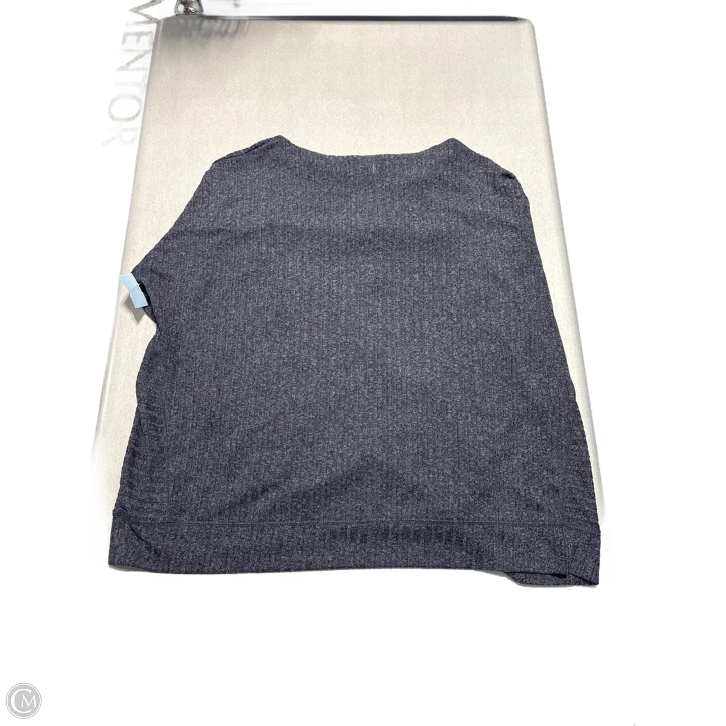 Top Long Sleeve By Cj Banks In Navy, Size: 3x