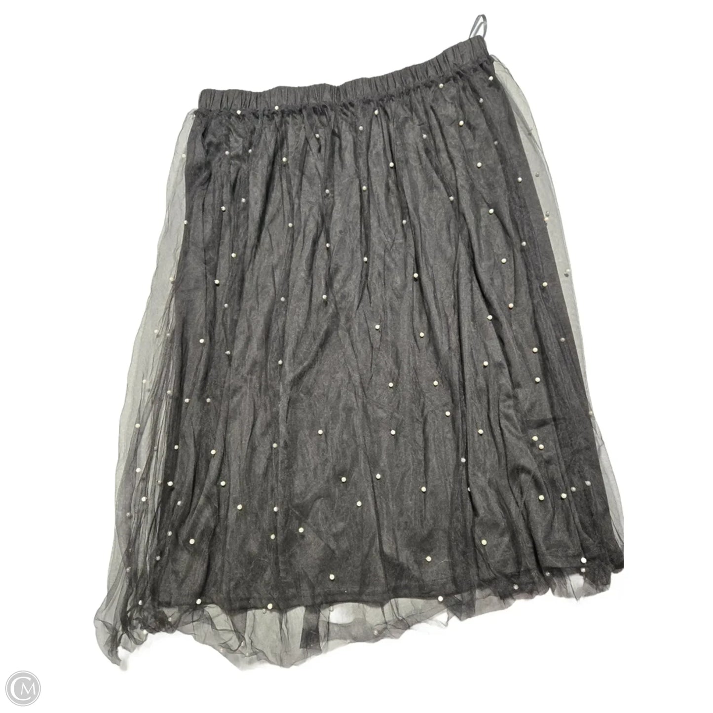 Skirt Midi By Arula In Black, Size: 2x