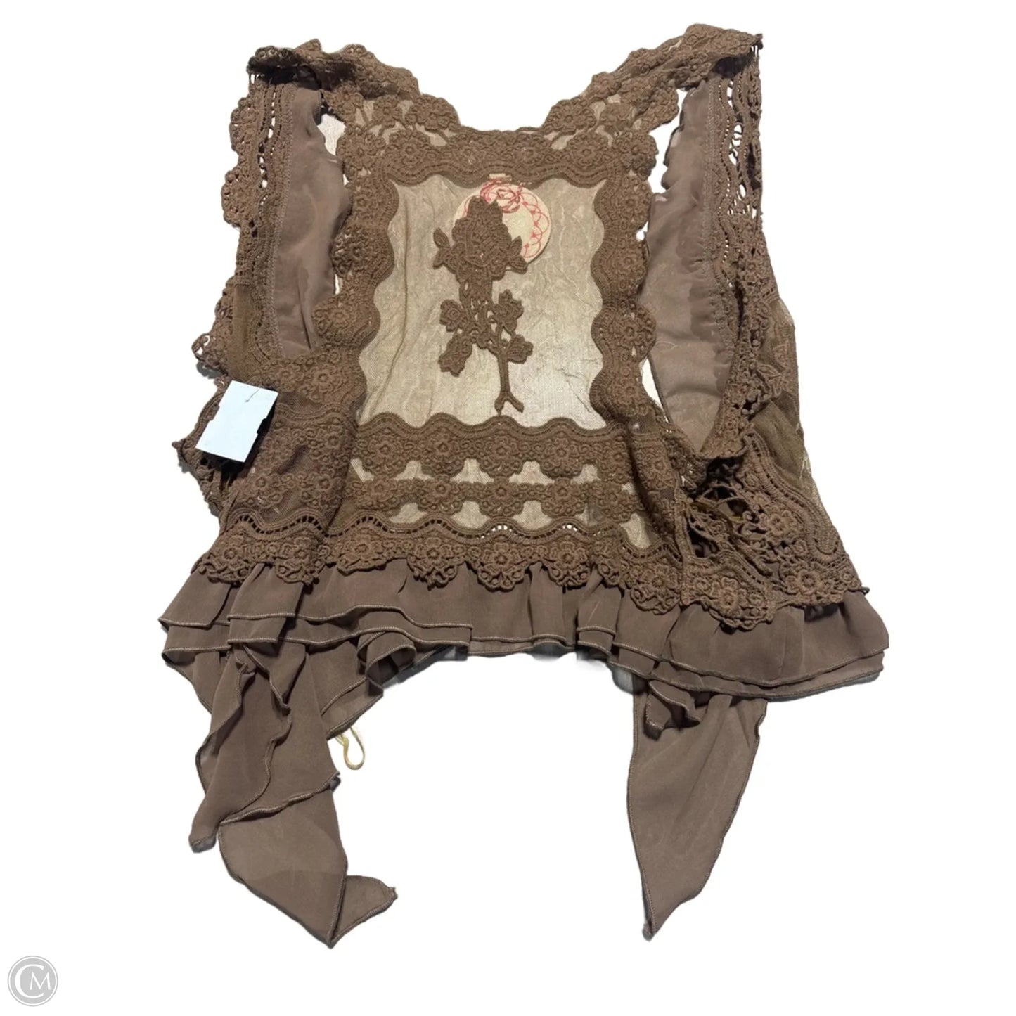 Vest Other By Umgee In Brown, Size: M