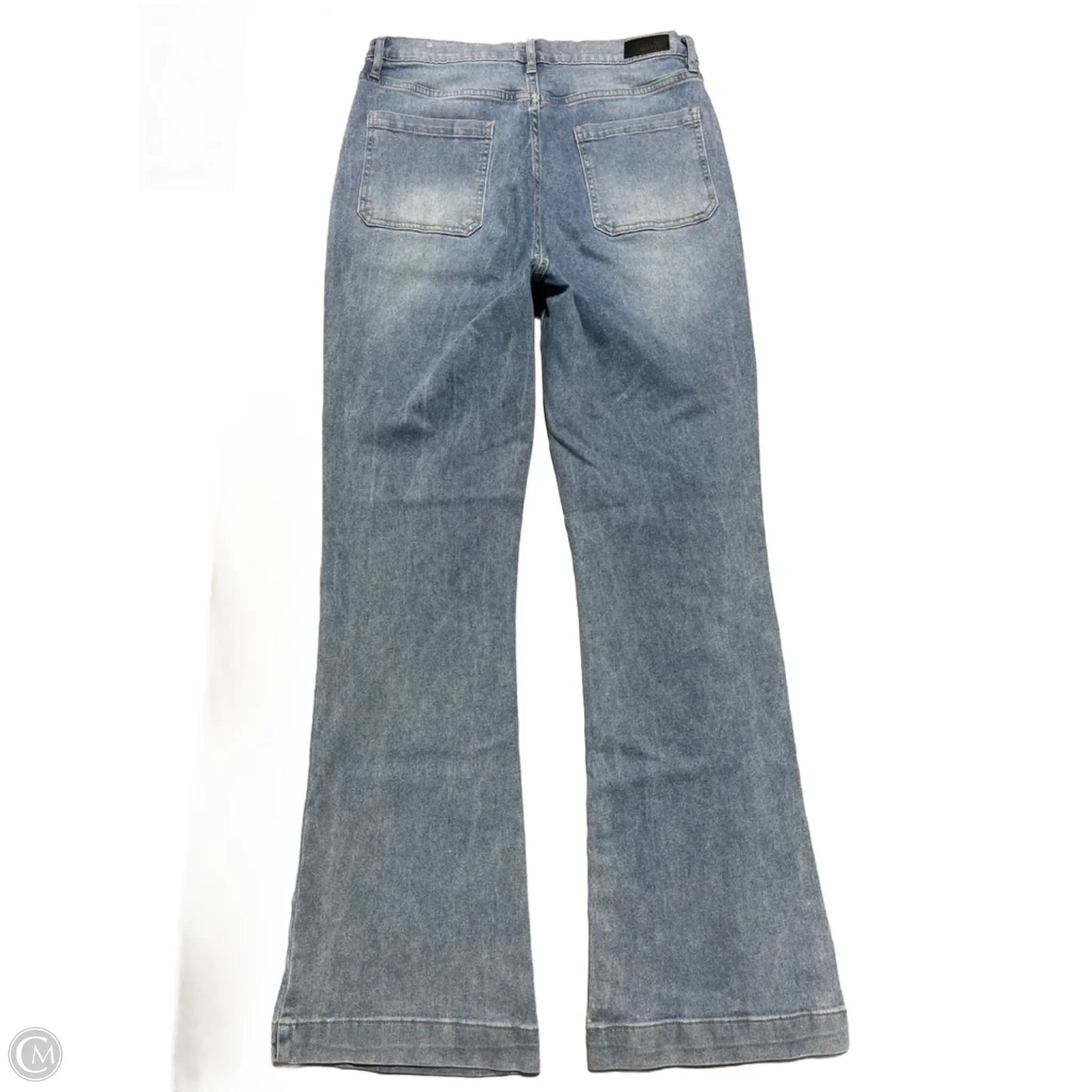 Jeans Flared By Nicole Miller In Blue Denim, Size: 10