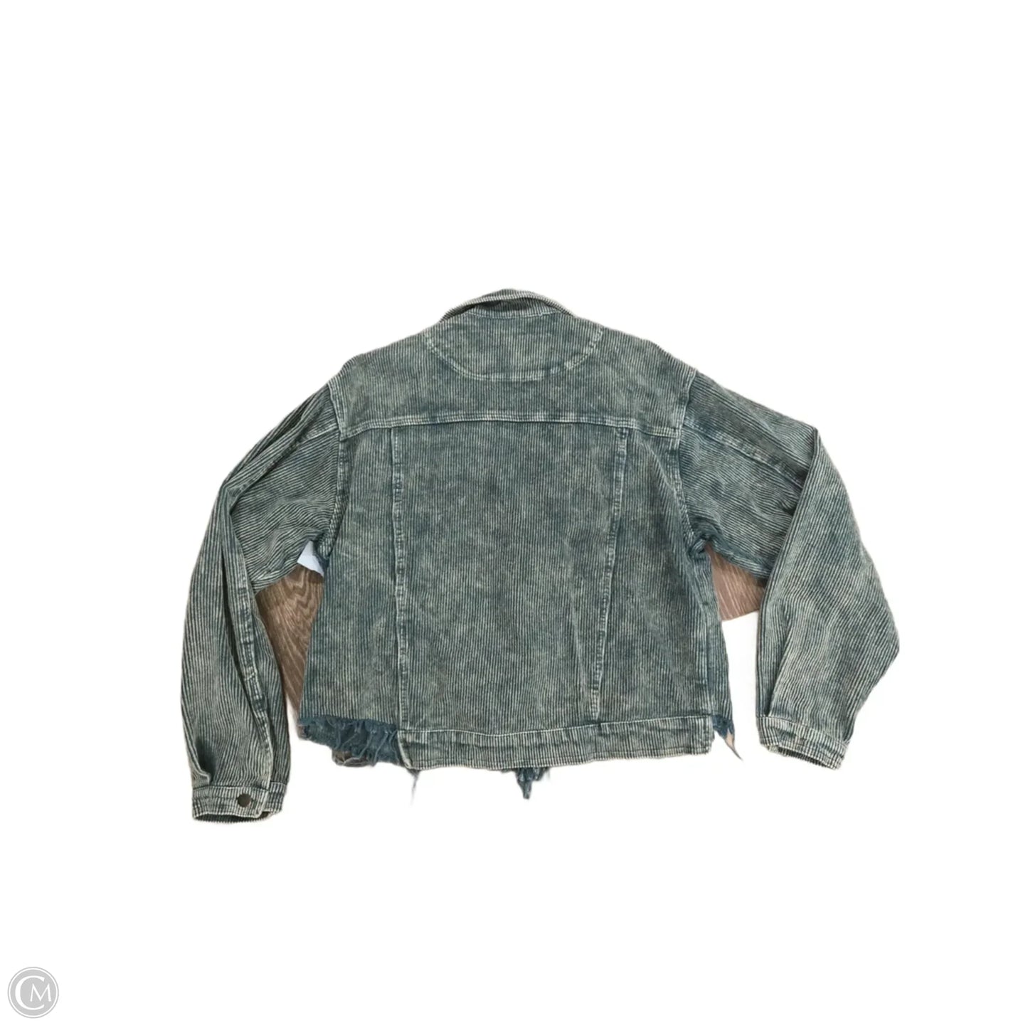 Top Long Sleeve By Pol In Green, Size: M