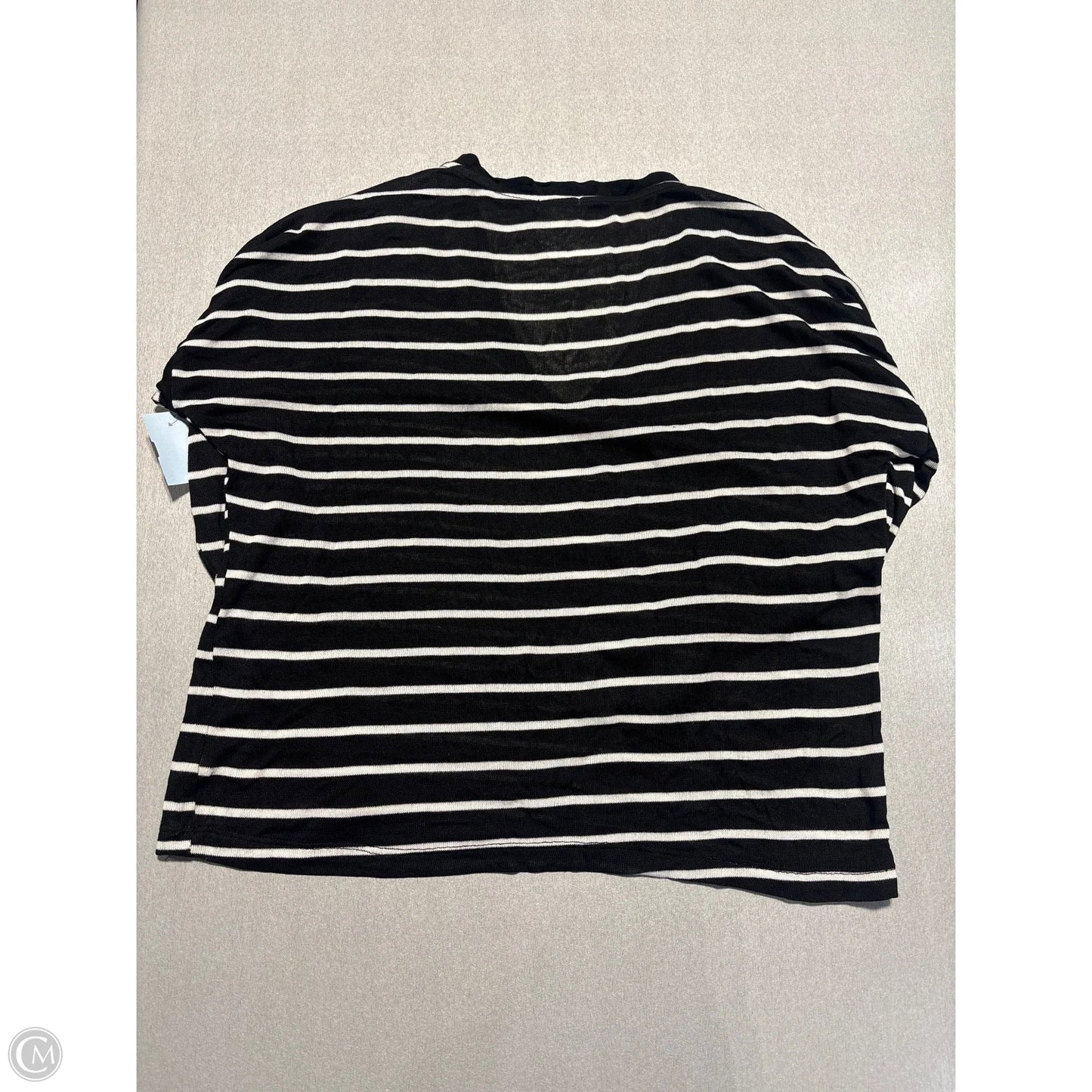 Top Long Sleeve By Heart & Hips In Striped Pattern, Size: S