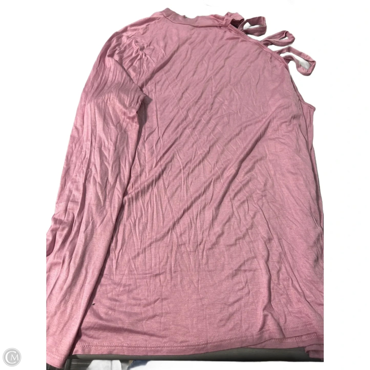 Top Long Sleeve By Bibi In Pink, Size: Xl