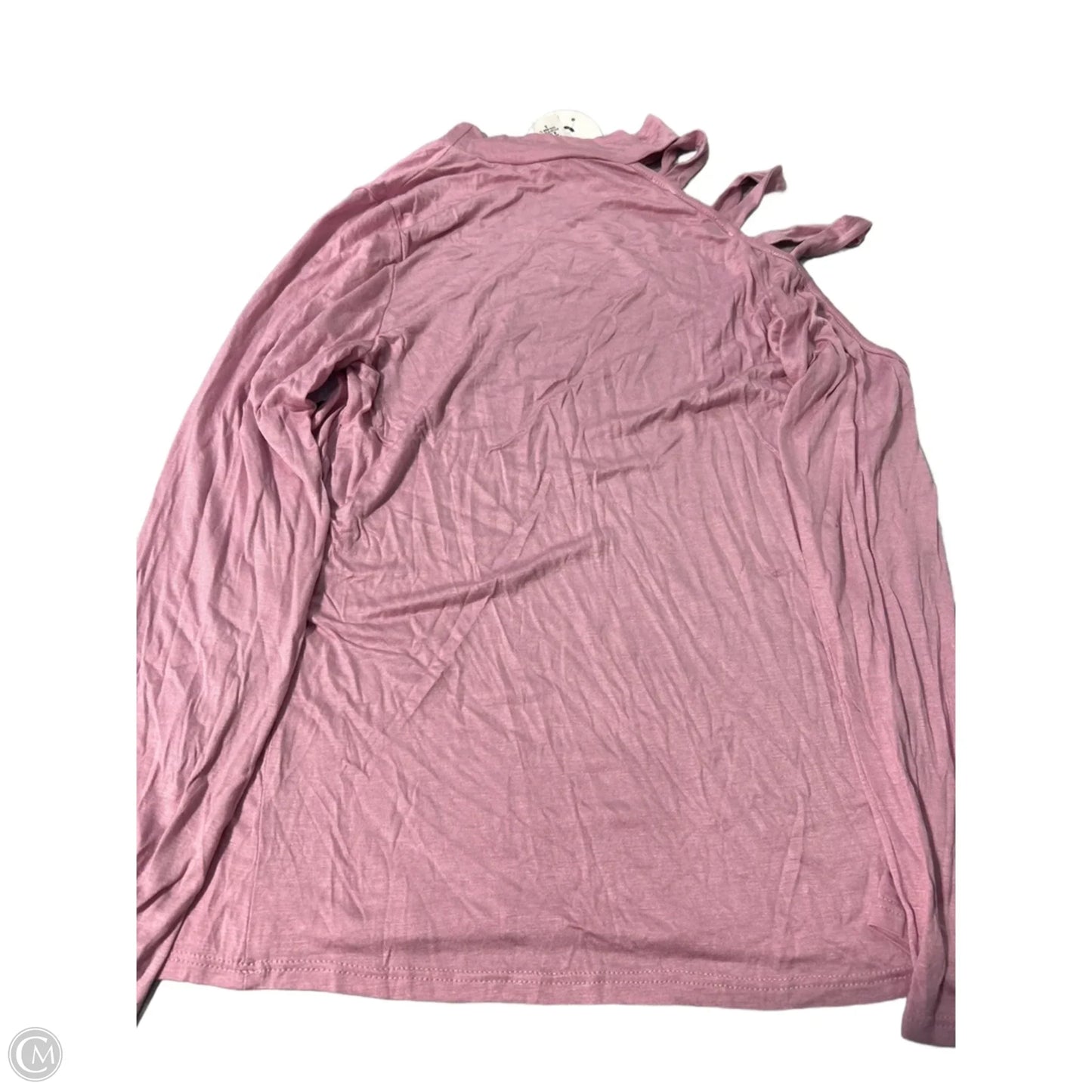 Top Long Sleeve By Bibi In Pink, Size: S