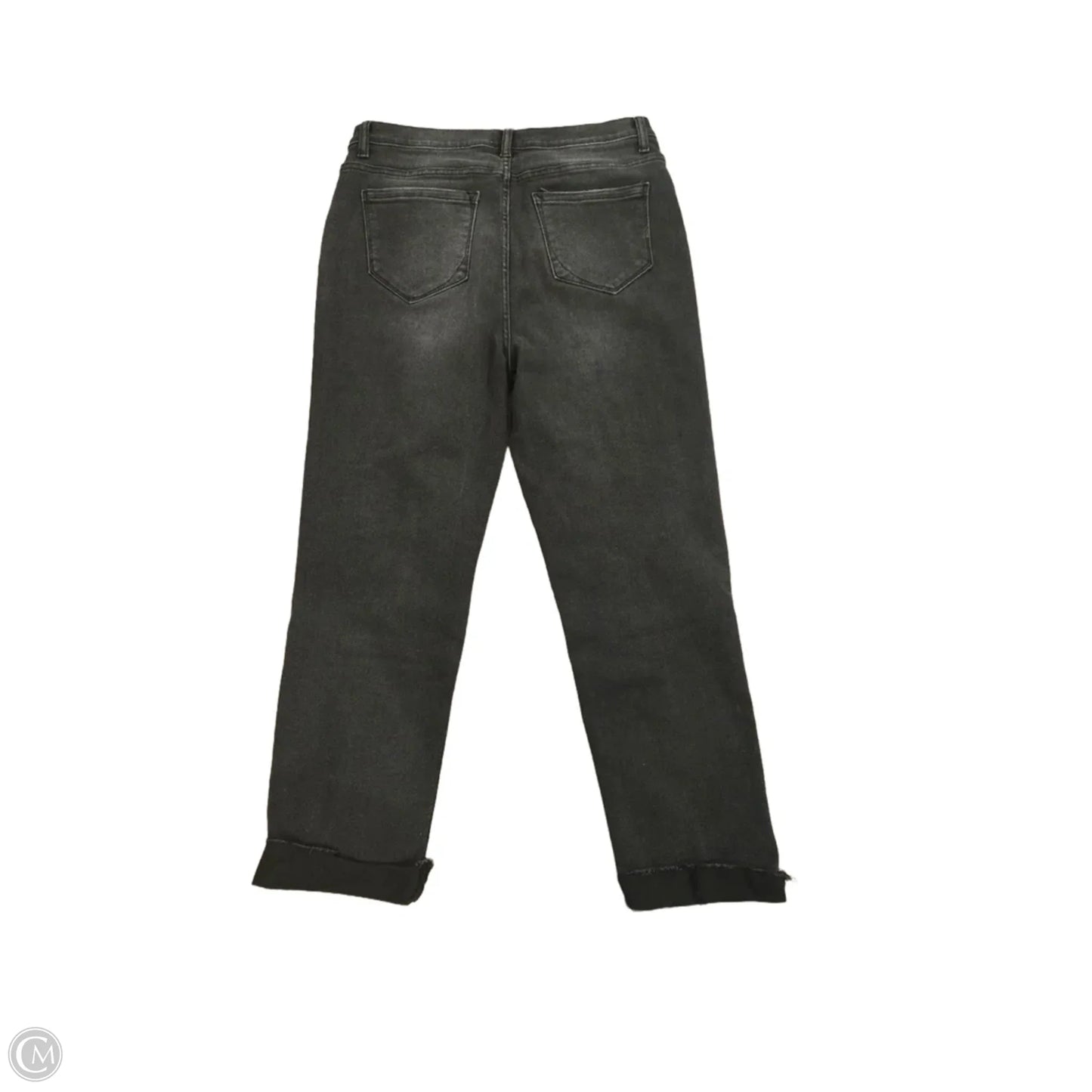 Jeans Straight By Kensie In Black Denim, Size: 12
