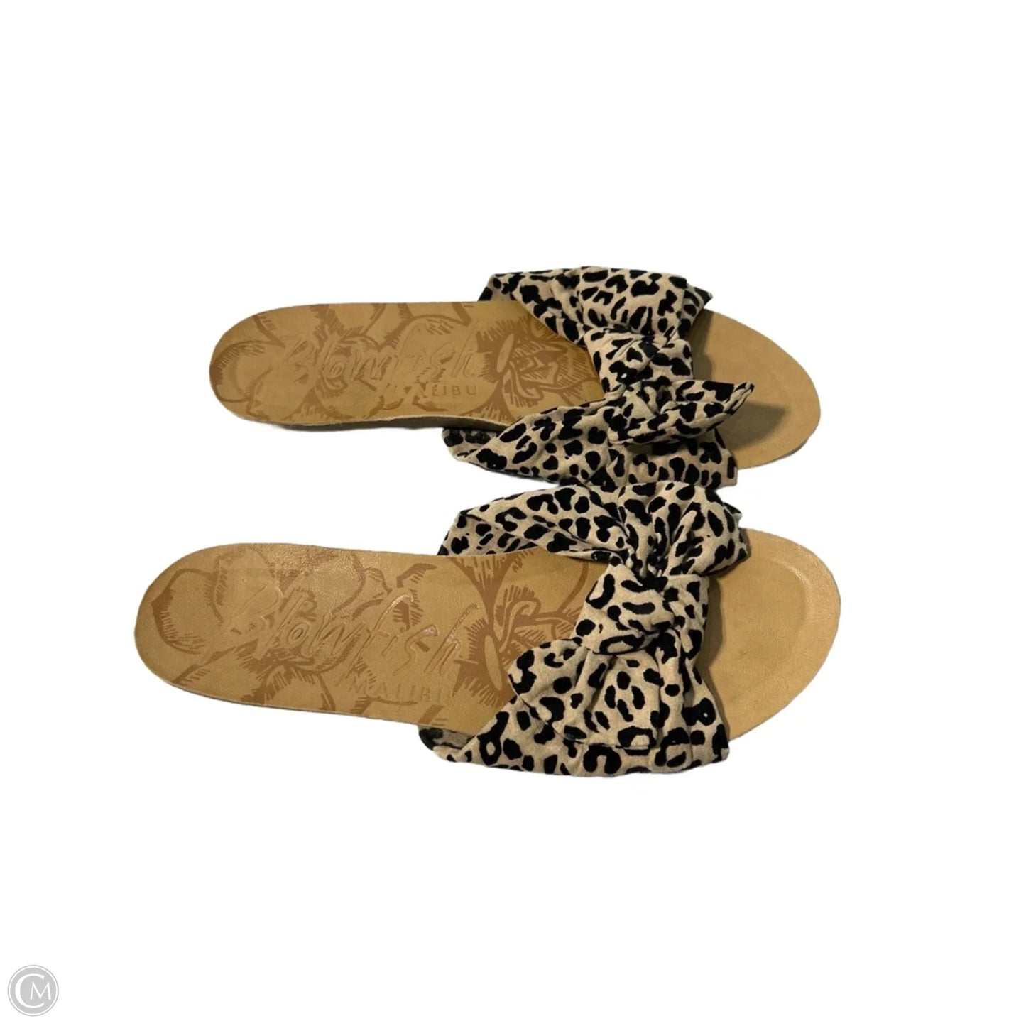 Sandals Flats By Blowfish In Animal Print, Size: 8