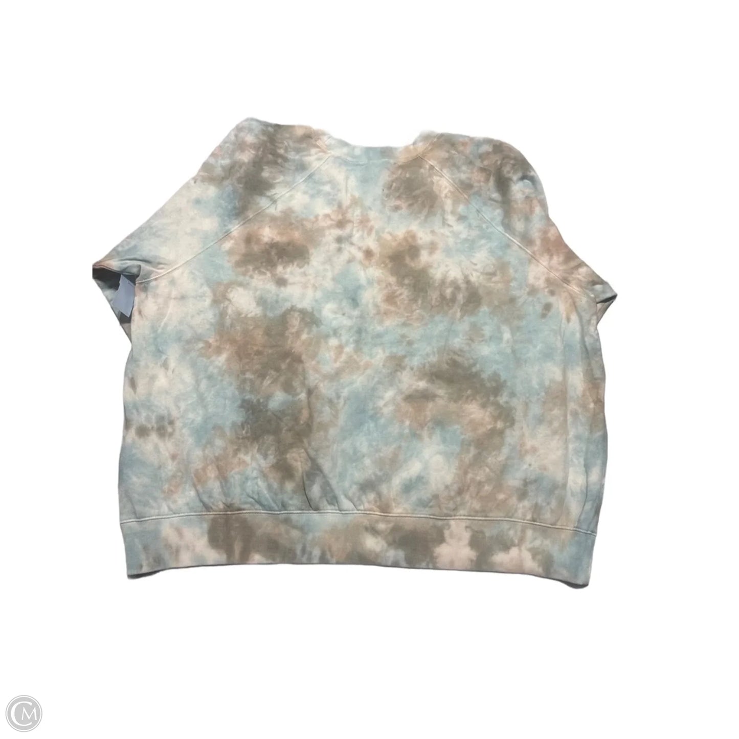 Top Long Sleeve By Old Navy In Tie Dye Print, Size: Xxl