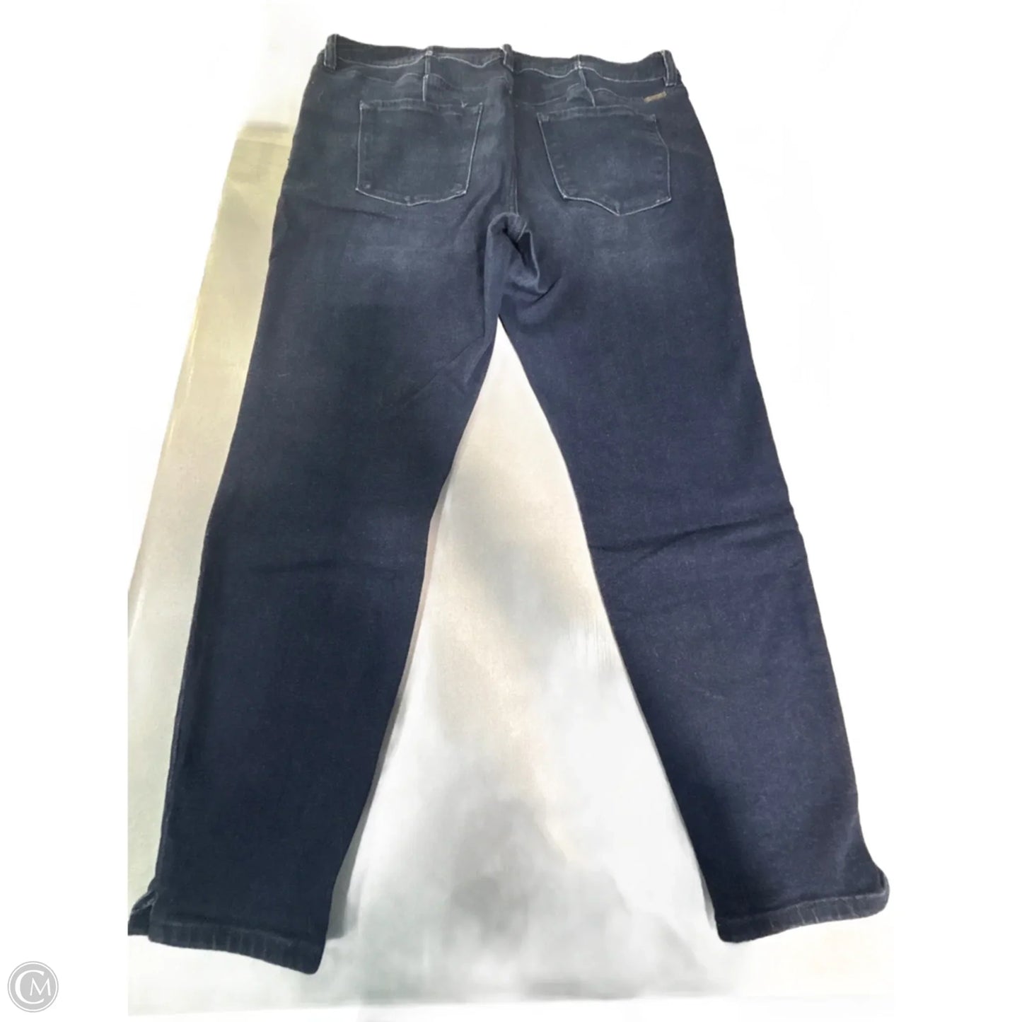 Jeans Skinny By Kancan In Blue Denim, Size: 18