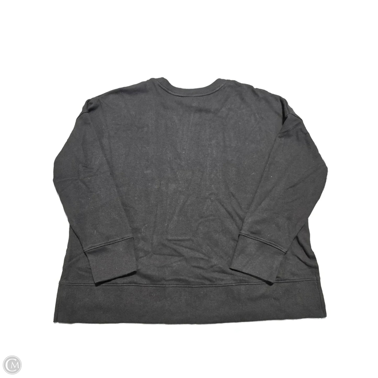 Sweatshirt Crewneck By Time And Tru In Black, Size: Xl