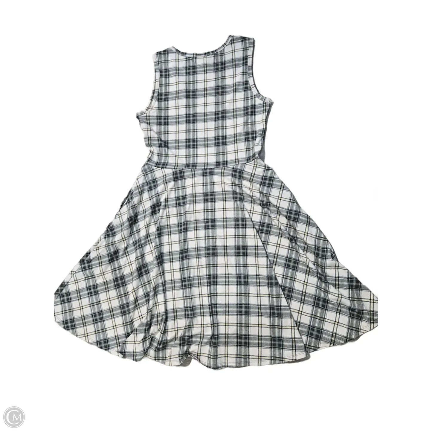 Dress Casual Short By Lularoe In Plaid Pattern, Size: L