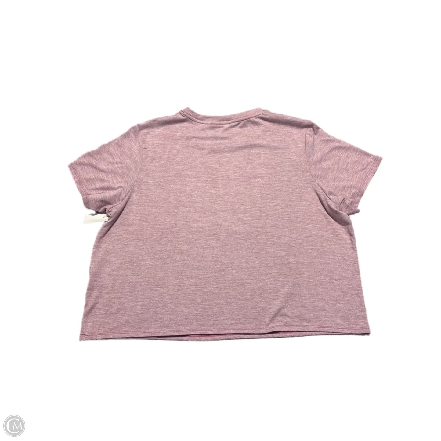 Athletic Top Short Sleeve By Puma In Pink, Size: Xxl