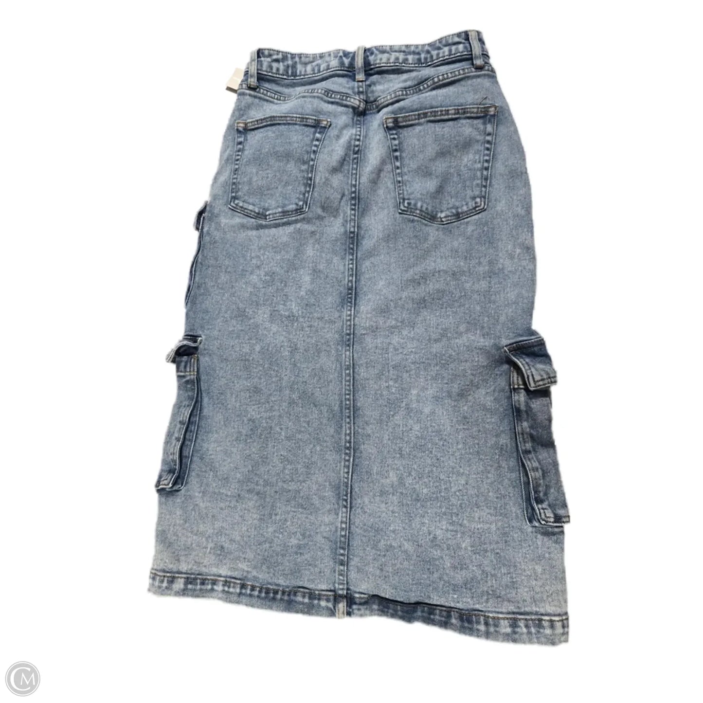 Skirt Midi By Wild Fable In Blue Denim, Size: M